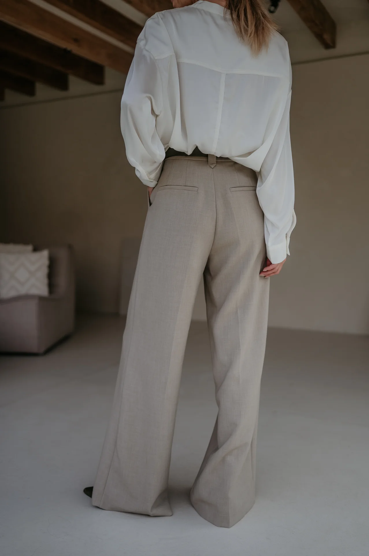 Buongi trousers I Taupe - Image 2