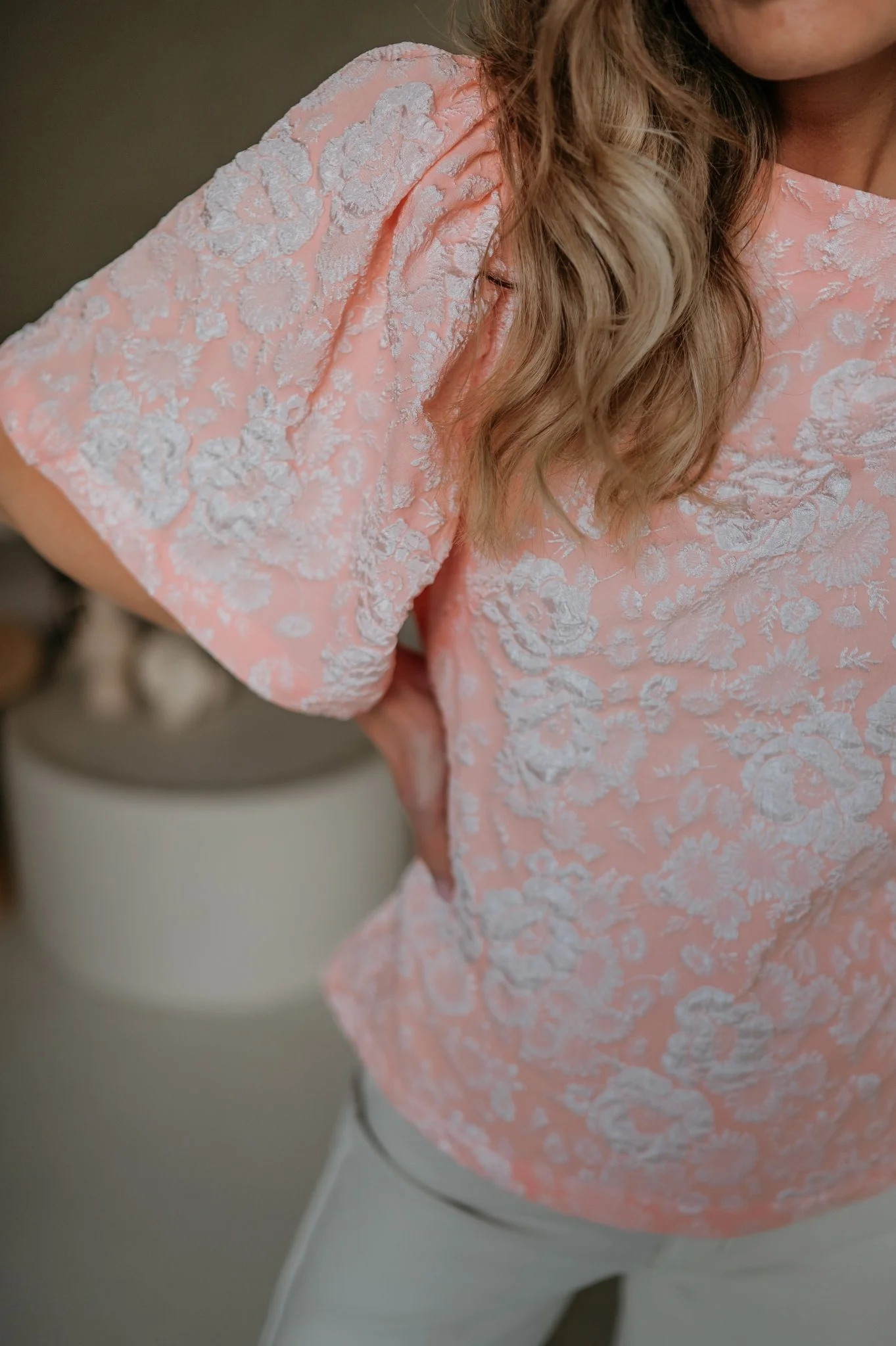 Caneli blouse I Peach - Image 5
