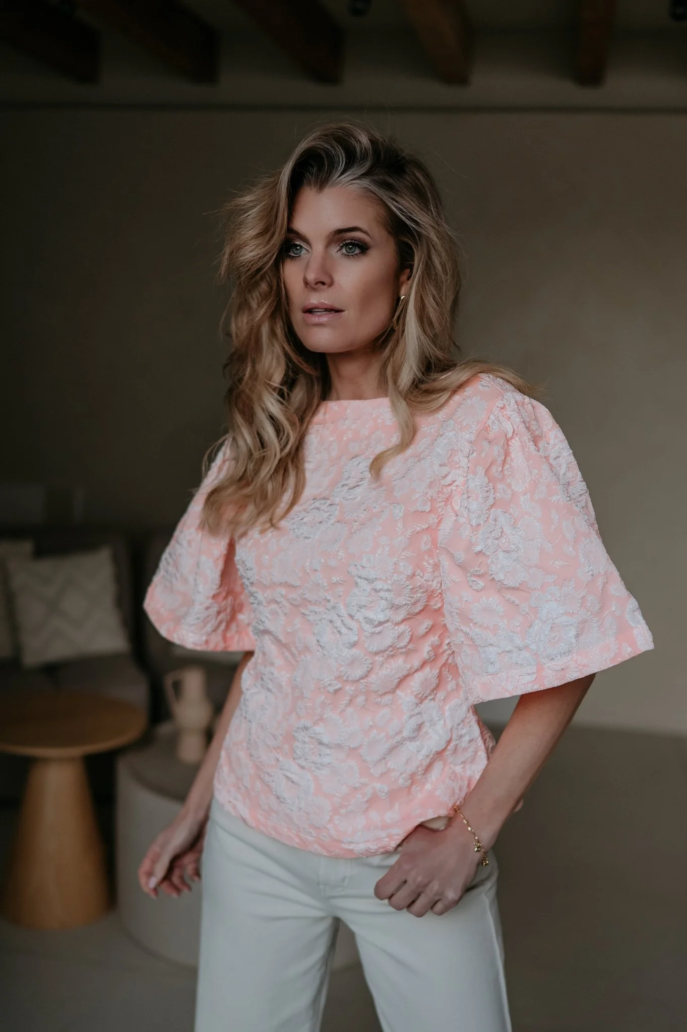 Caneli blouse I Peach - Image 6