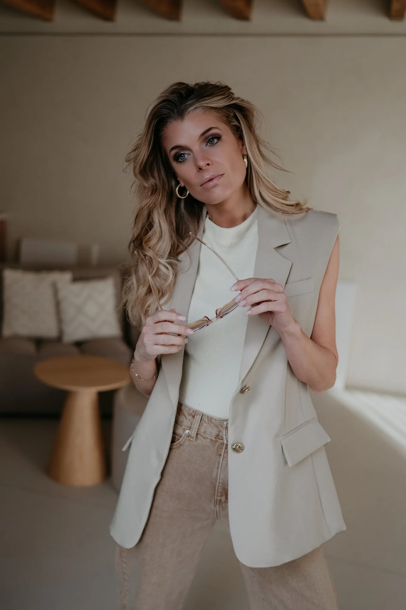 Cante blazer I Beige