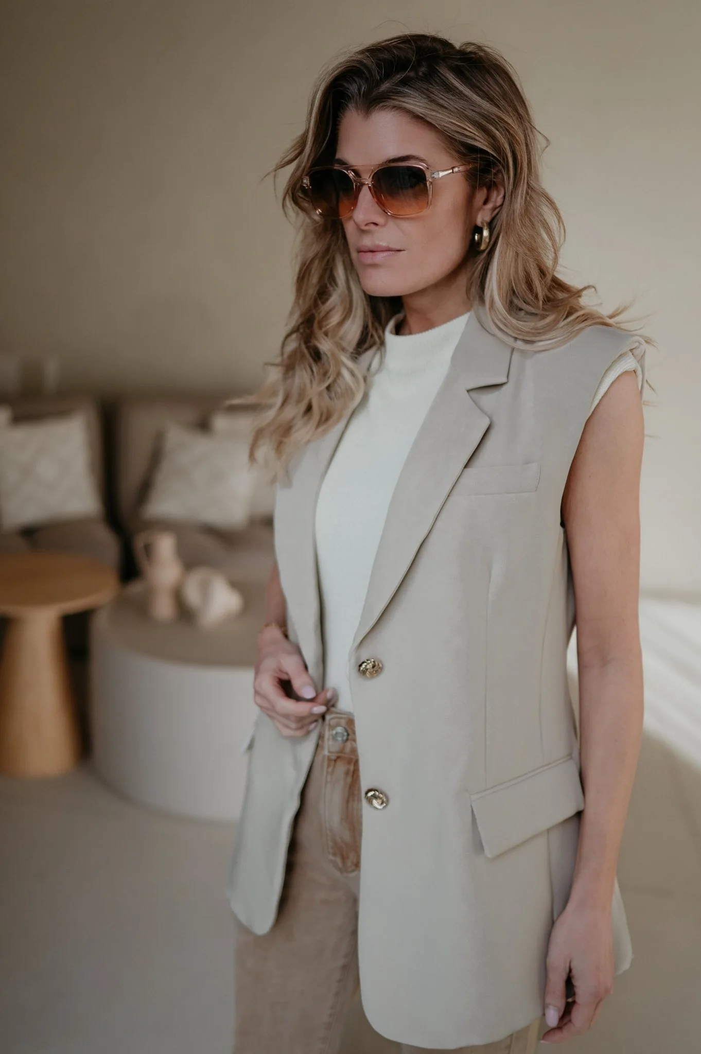 Cante blazer I Beige - Image 14