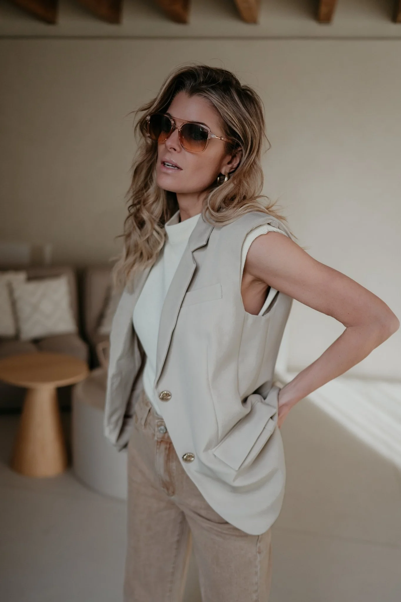 Cante blazer I Beige - Image 8