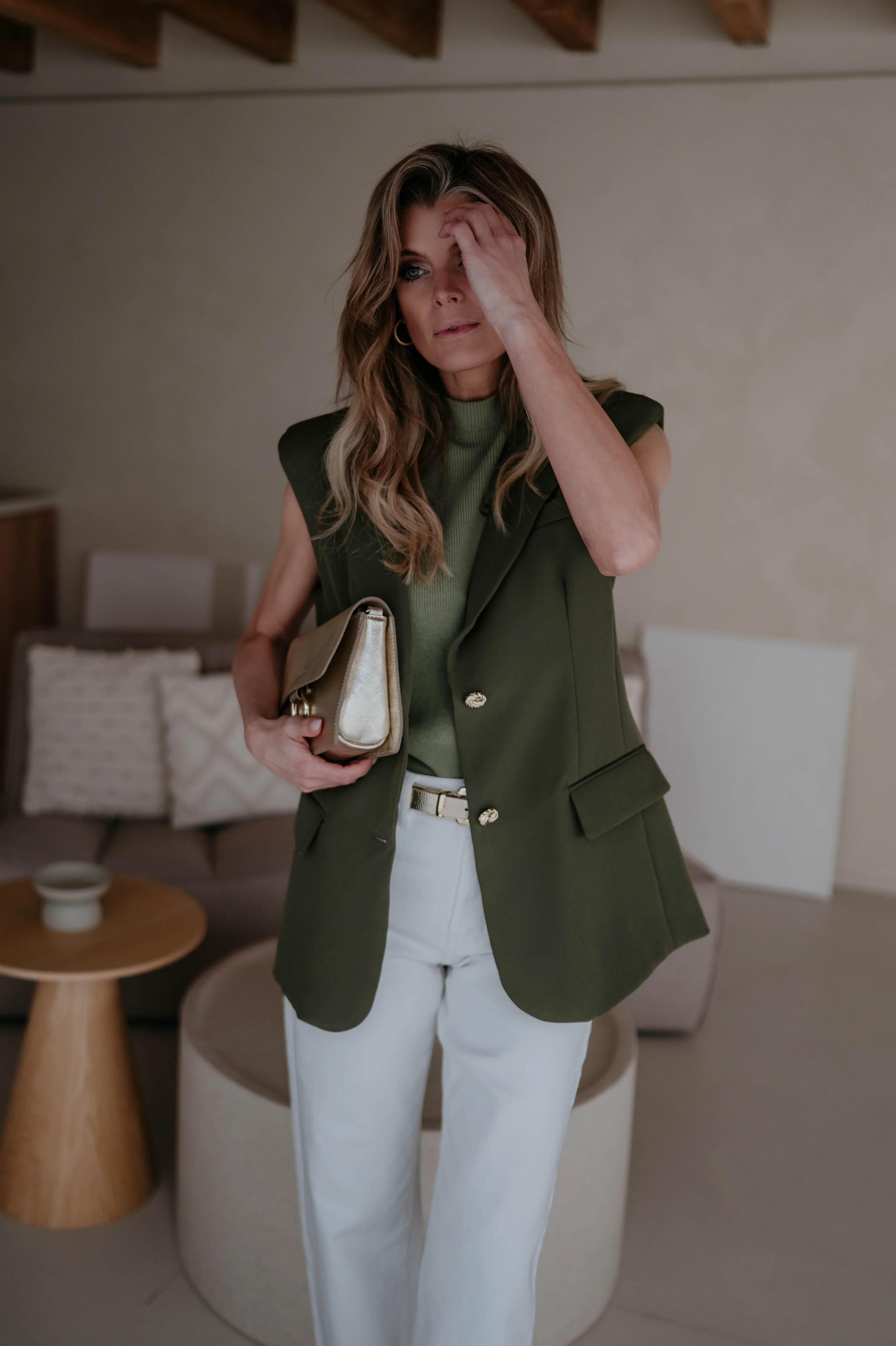 Cante blazer I Khaki - Image 10