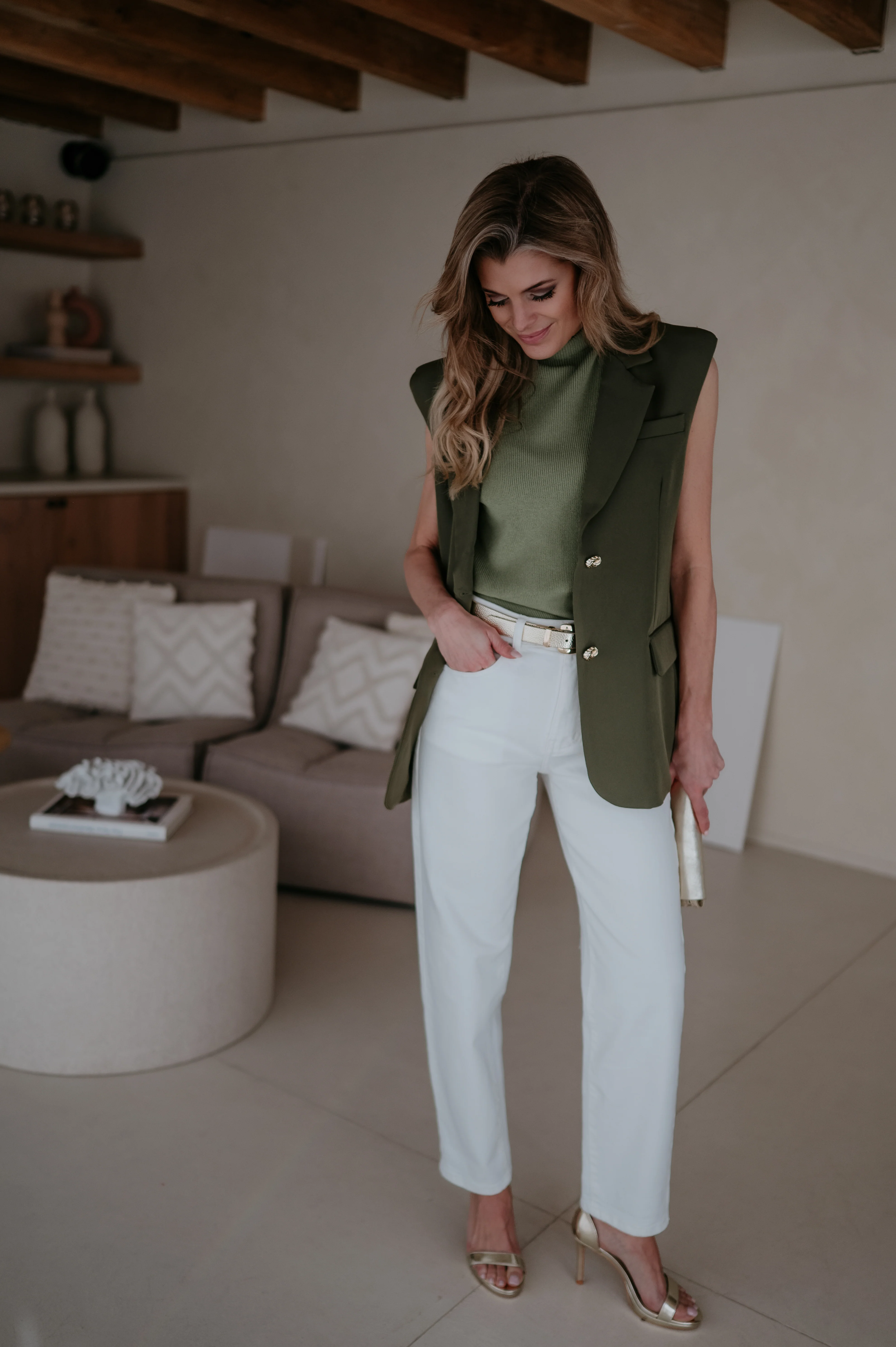 Cante blazer I Khaki - Image 12