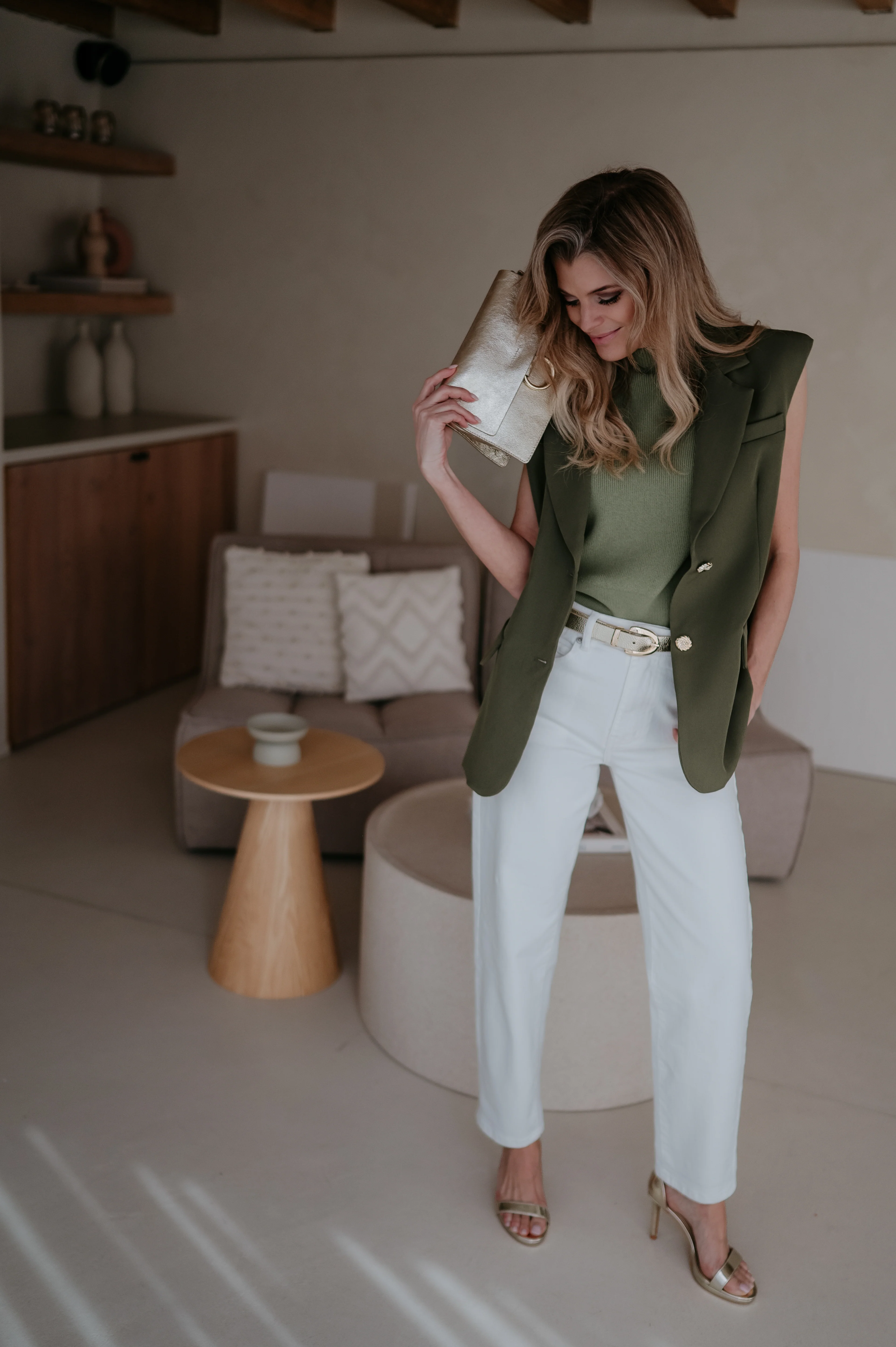 Cante blazer I Khaki - Image 2