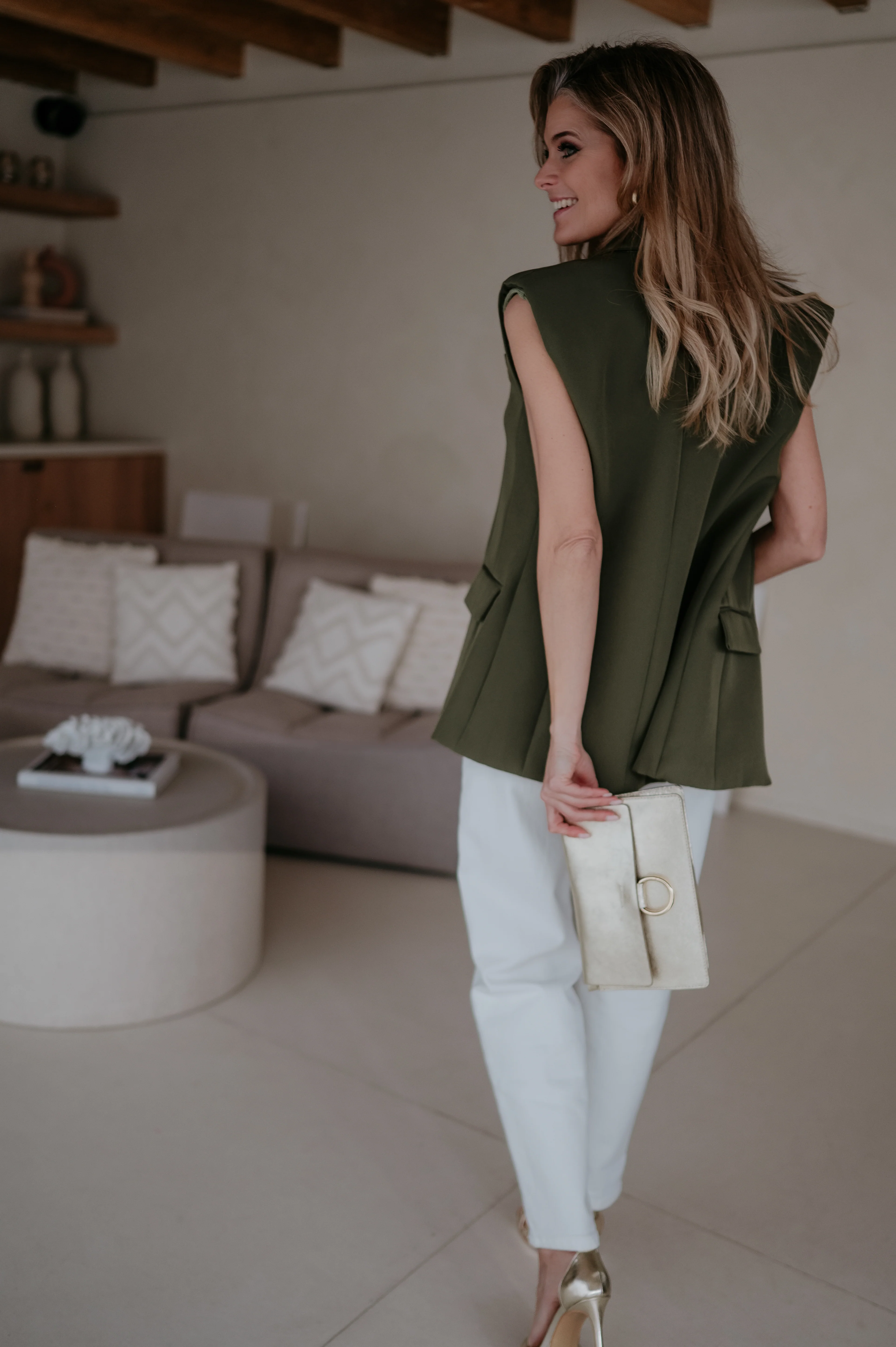 Cante blazer I Khaki - Image 3