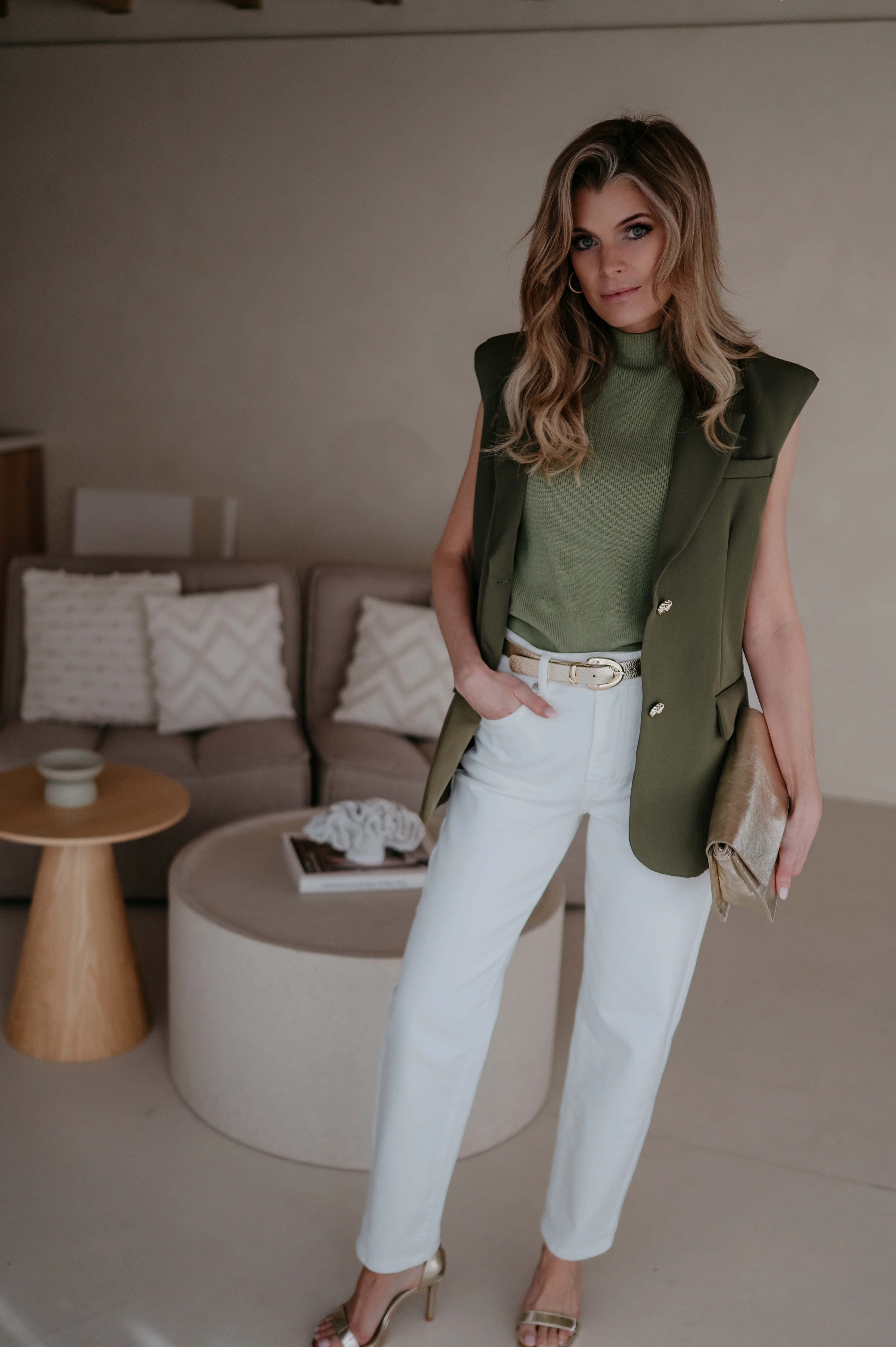 Cante blazer I Khaki - Image 4