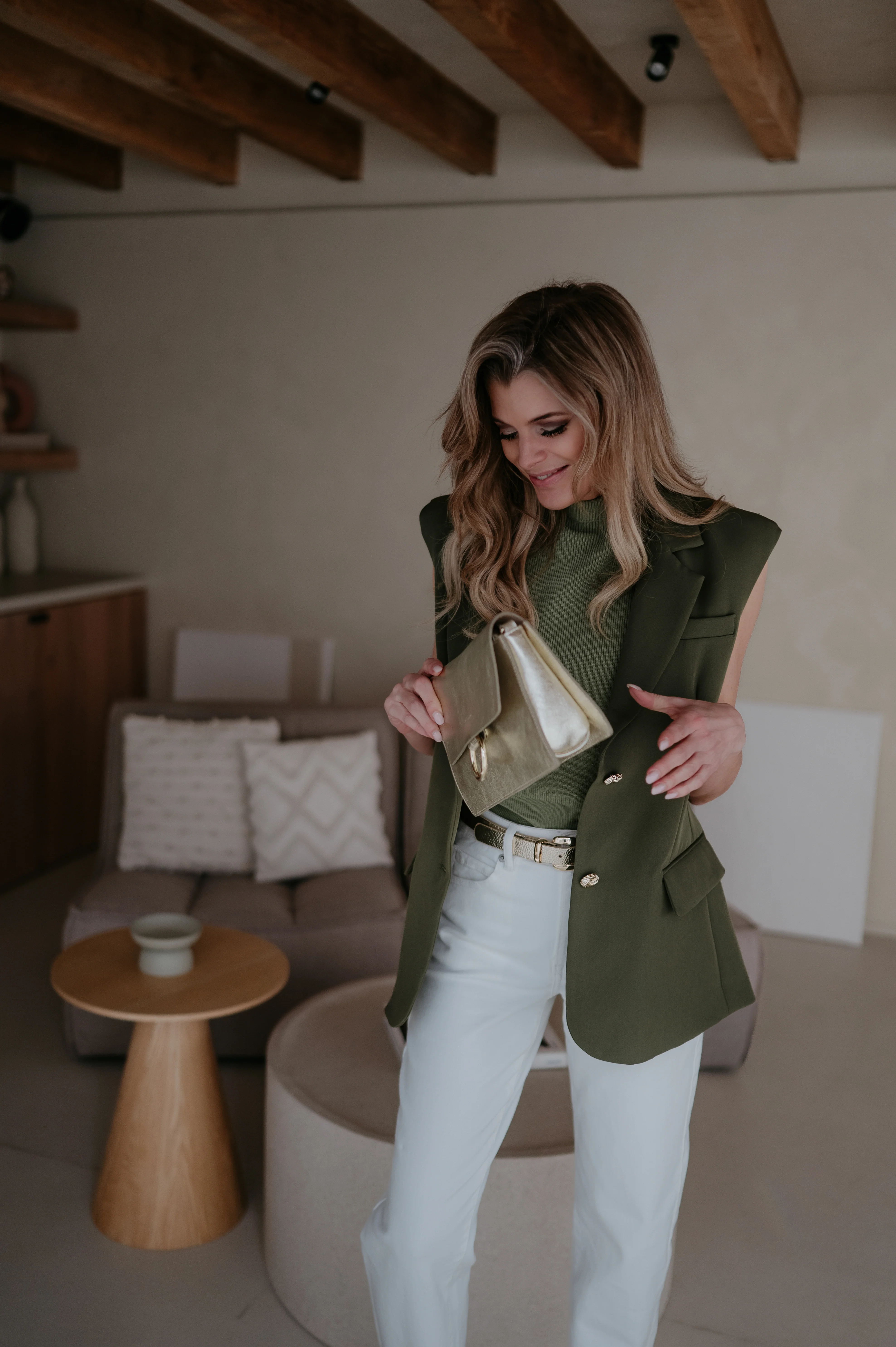 Cante blazer I Khaki - Image 8