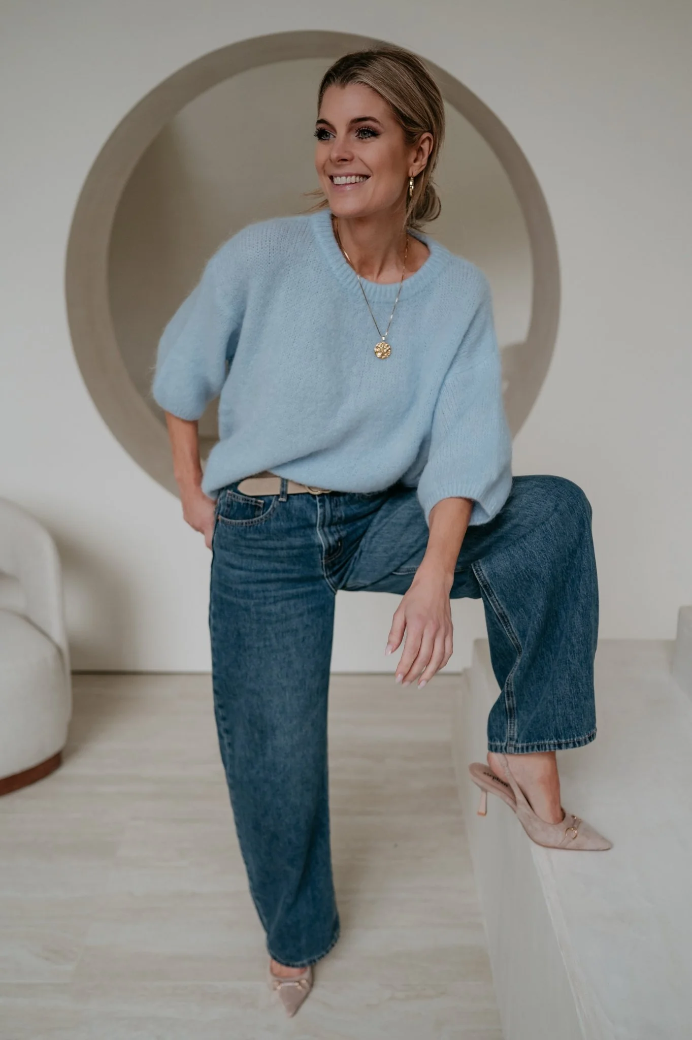 Capelo knit I Blue - Image 8