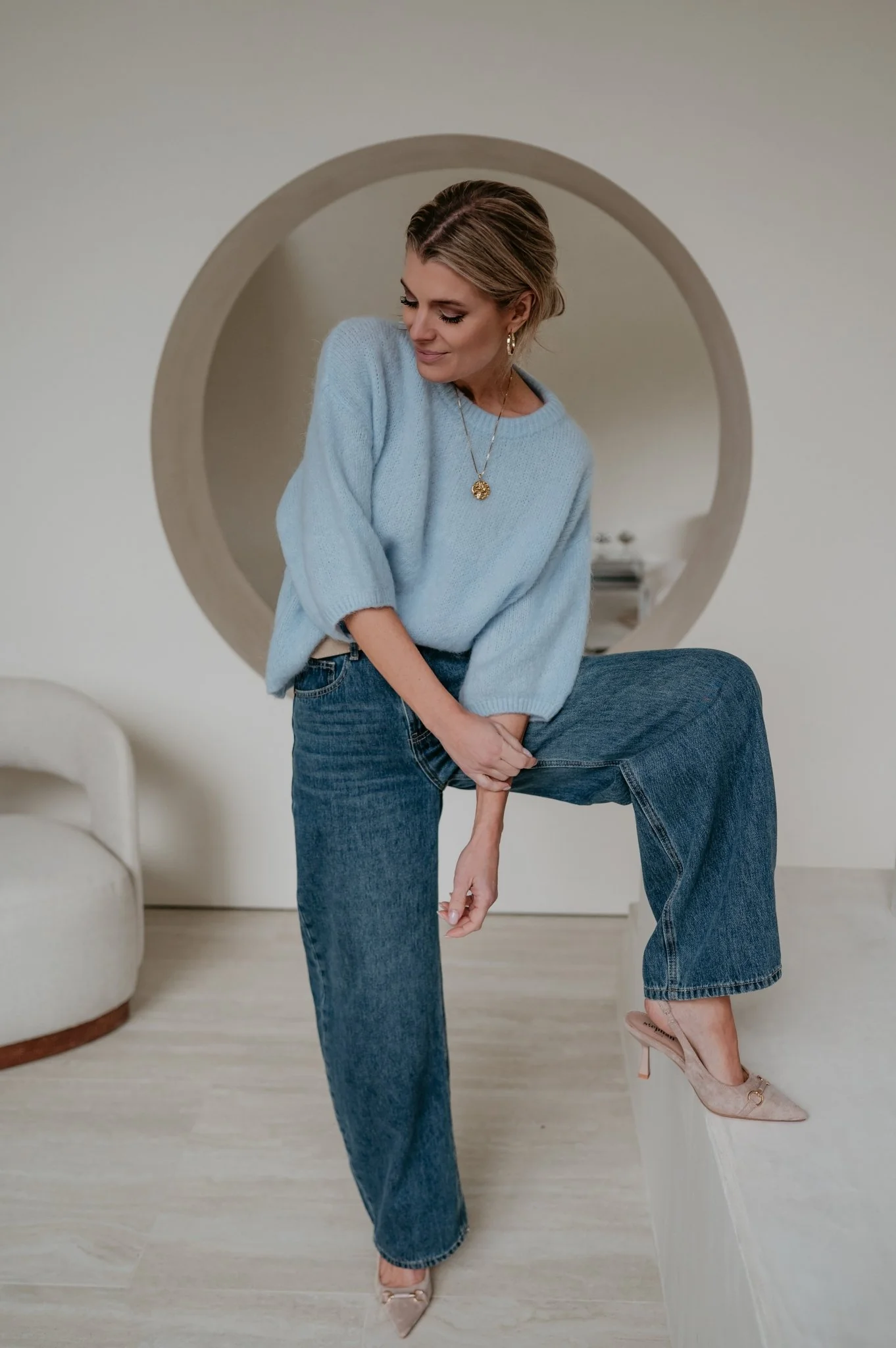 Capelo knit I Blue - Image 9