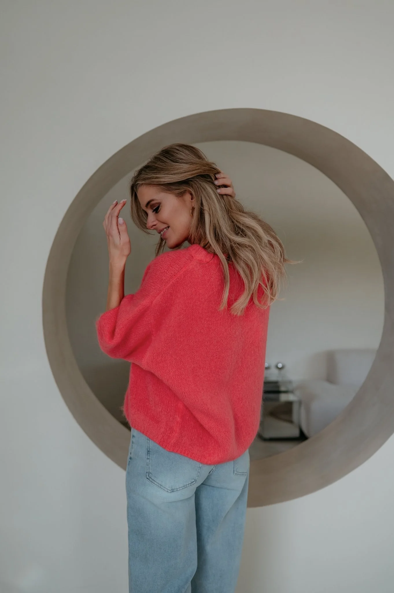 Capelo knit I Coral - Image 4