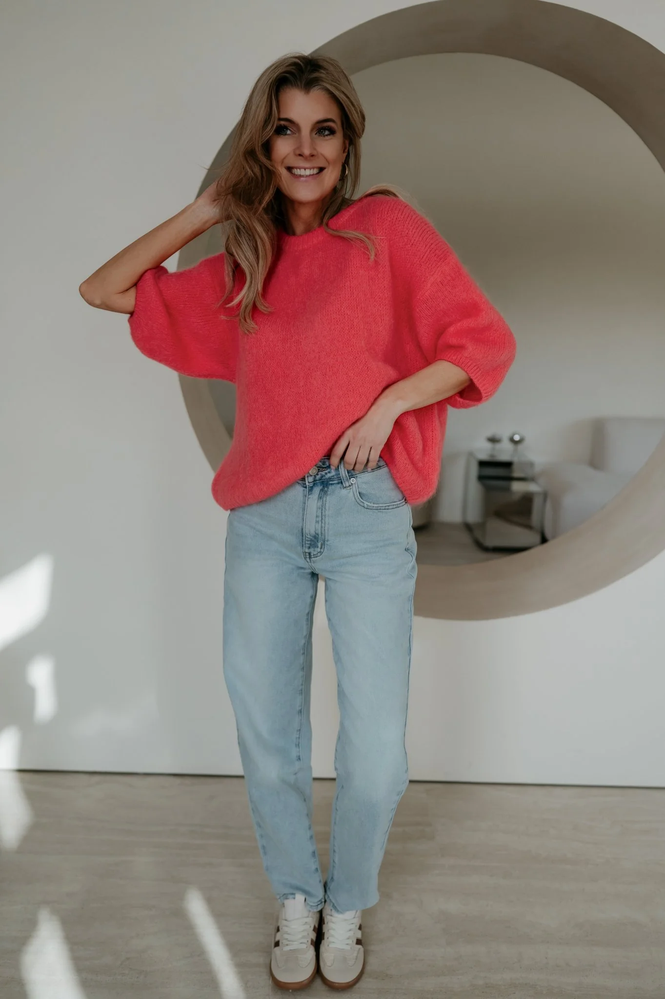 Capelo knit I Coral - Image 6