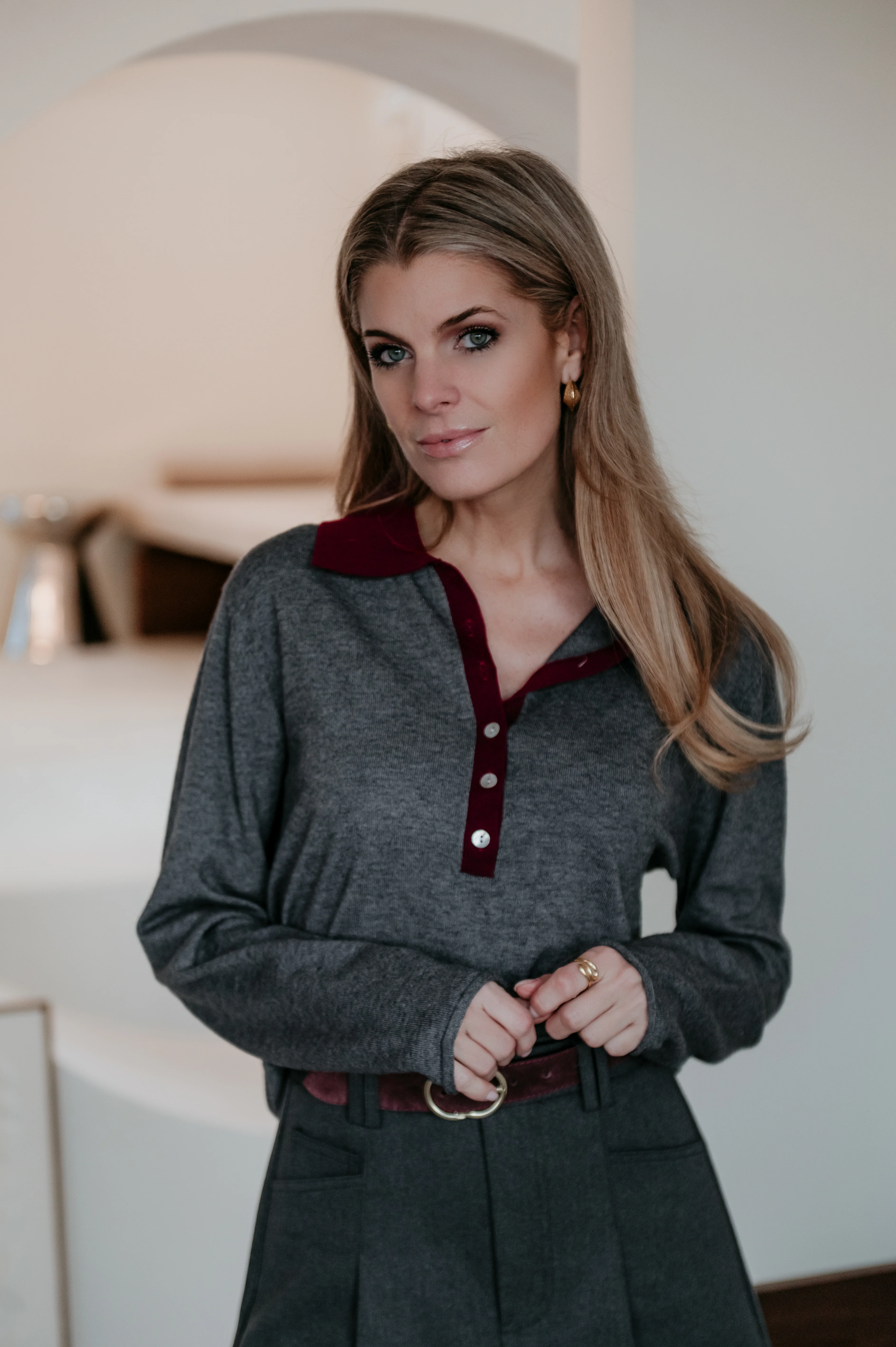 Cleni polo I Dark Grey - Image 10
