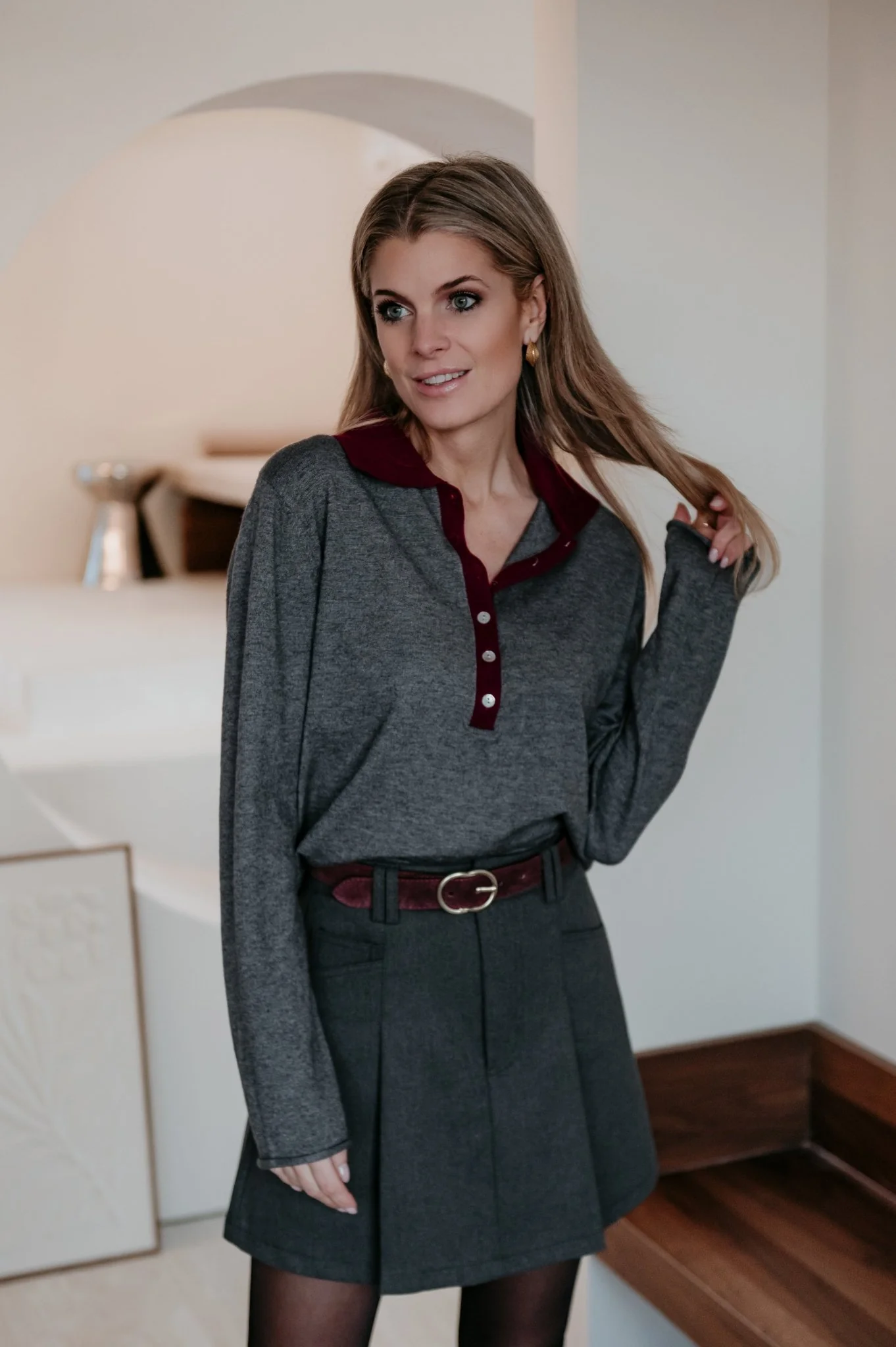 Cleni polo I Dark Grey - Image 7