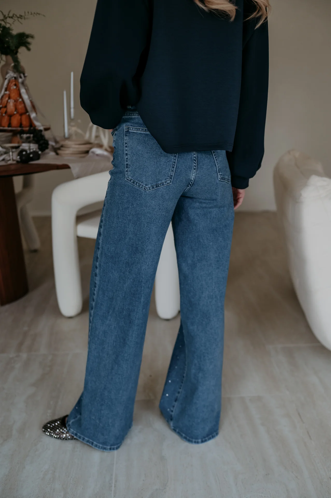 Cotto jeans I Blue Glitter - Image 7