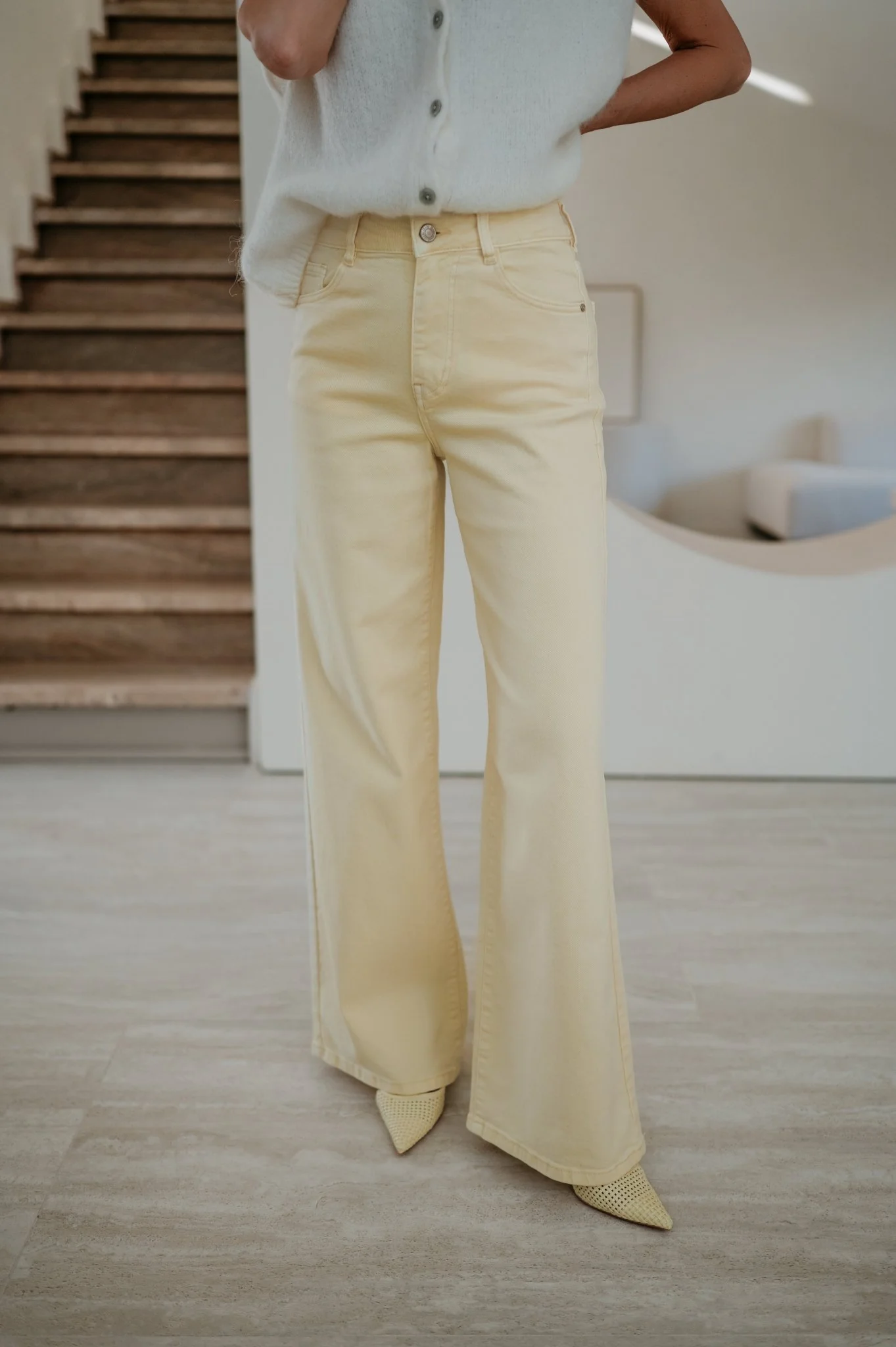 Cotto jeans I Butter Yellow - Image 5
