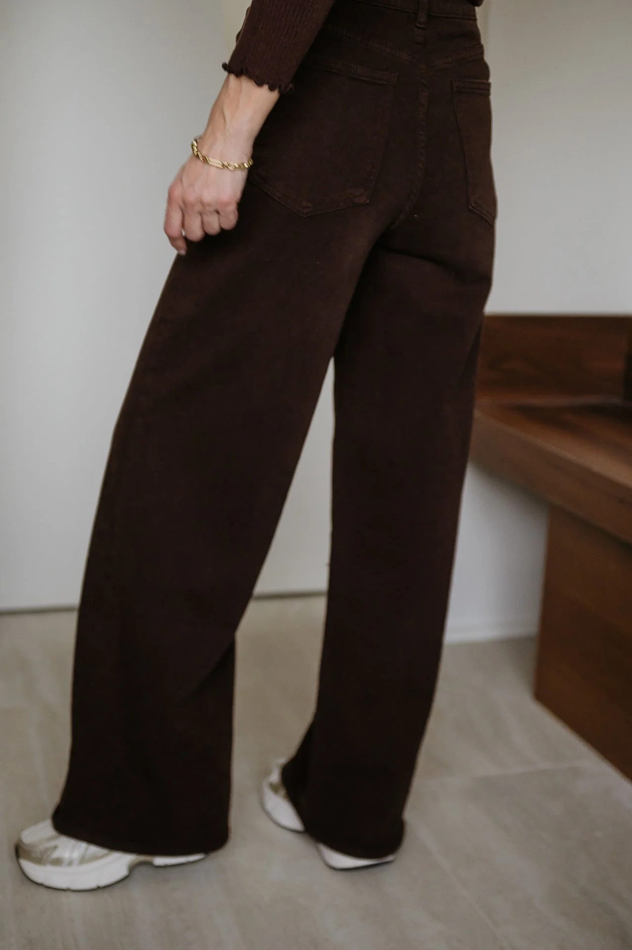 Cotto jeans I Chocolate Brown - Image 7
