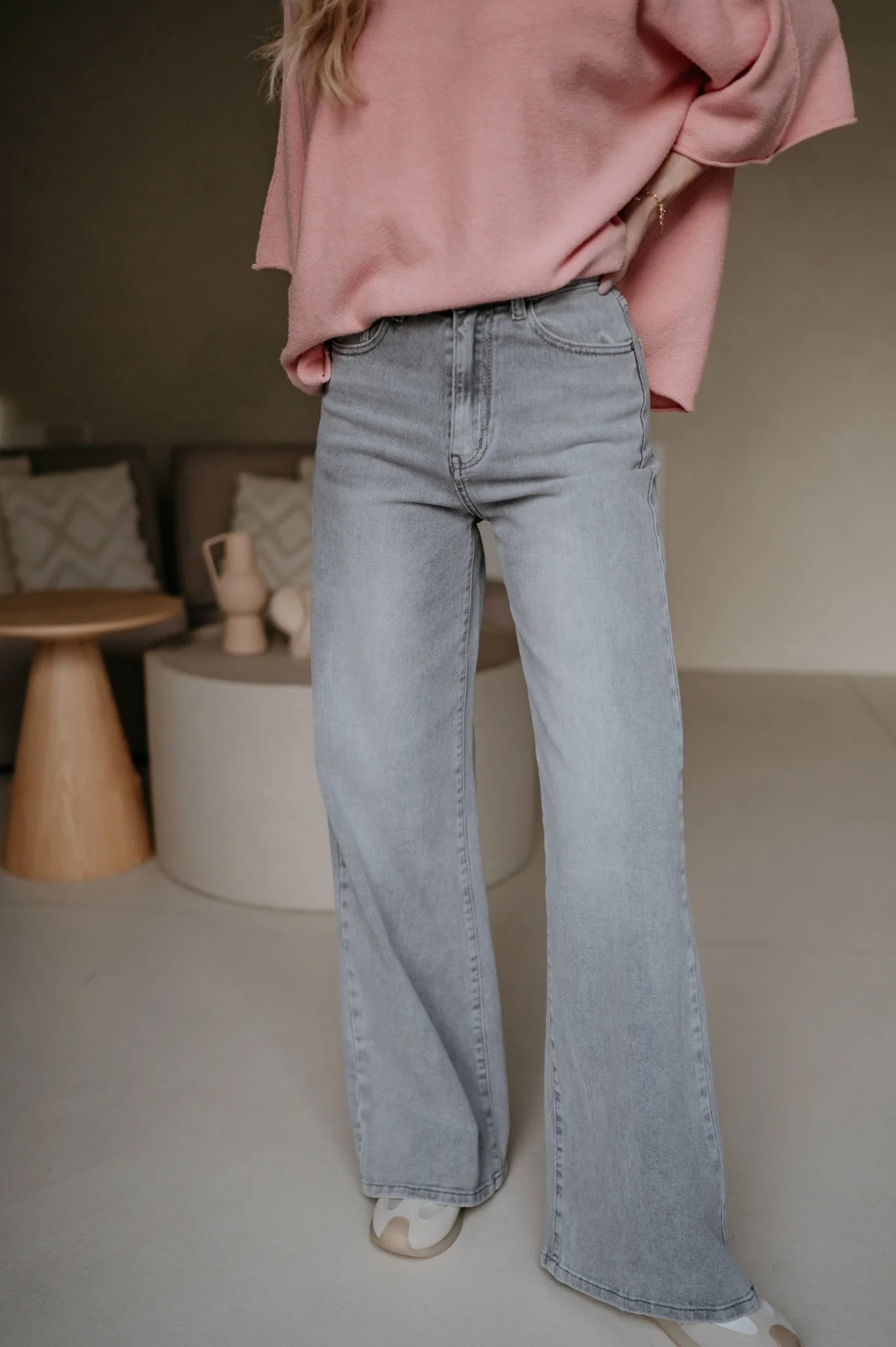 Cotto jeans I Grey - Image 3
