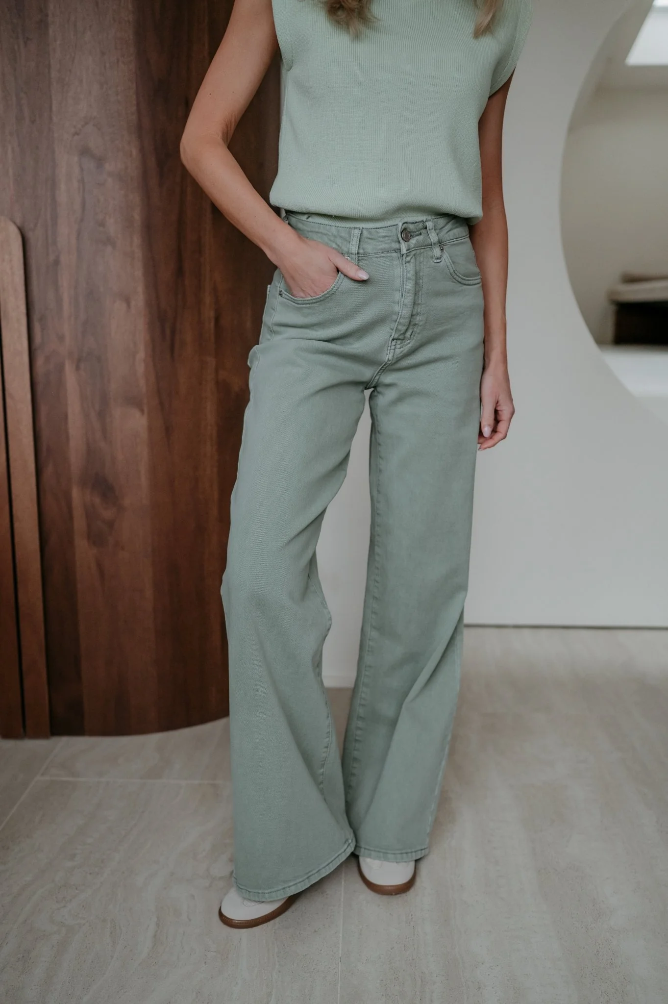 Cotto jeans I Mint