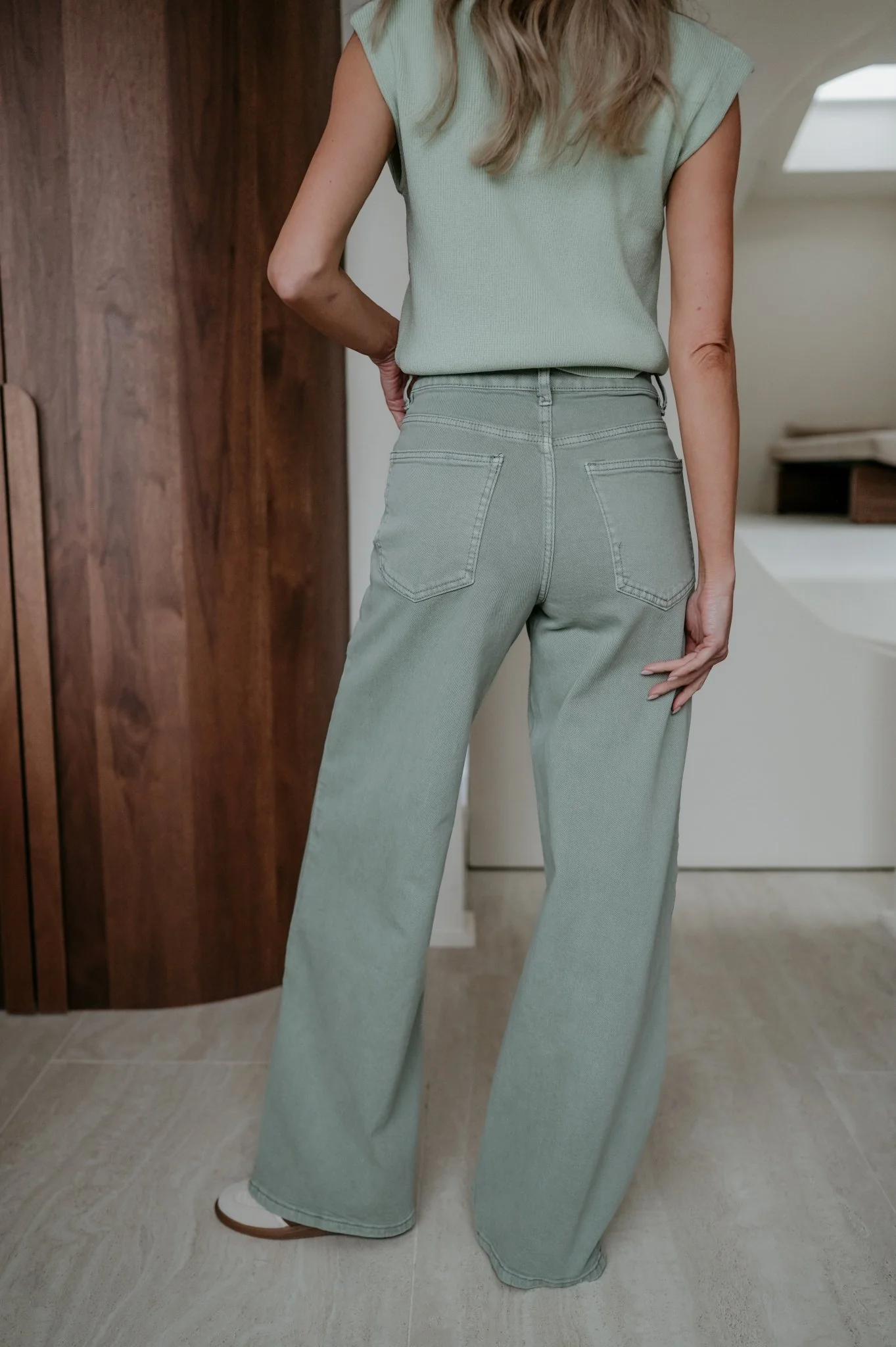 Cotto jeans I Mint - Image 2