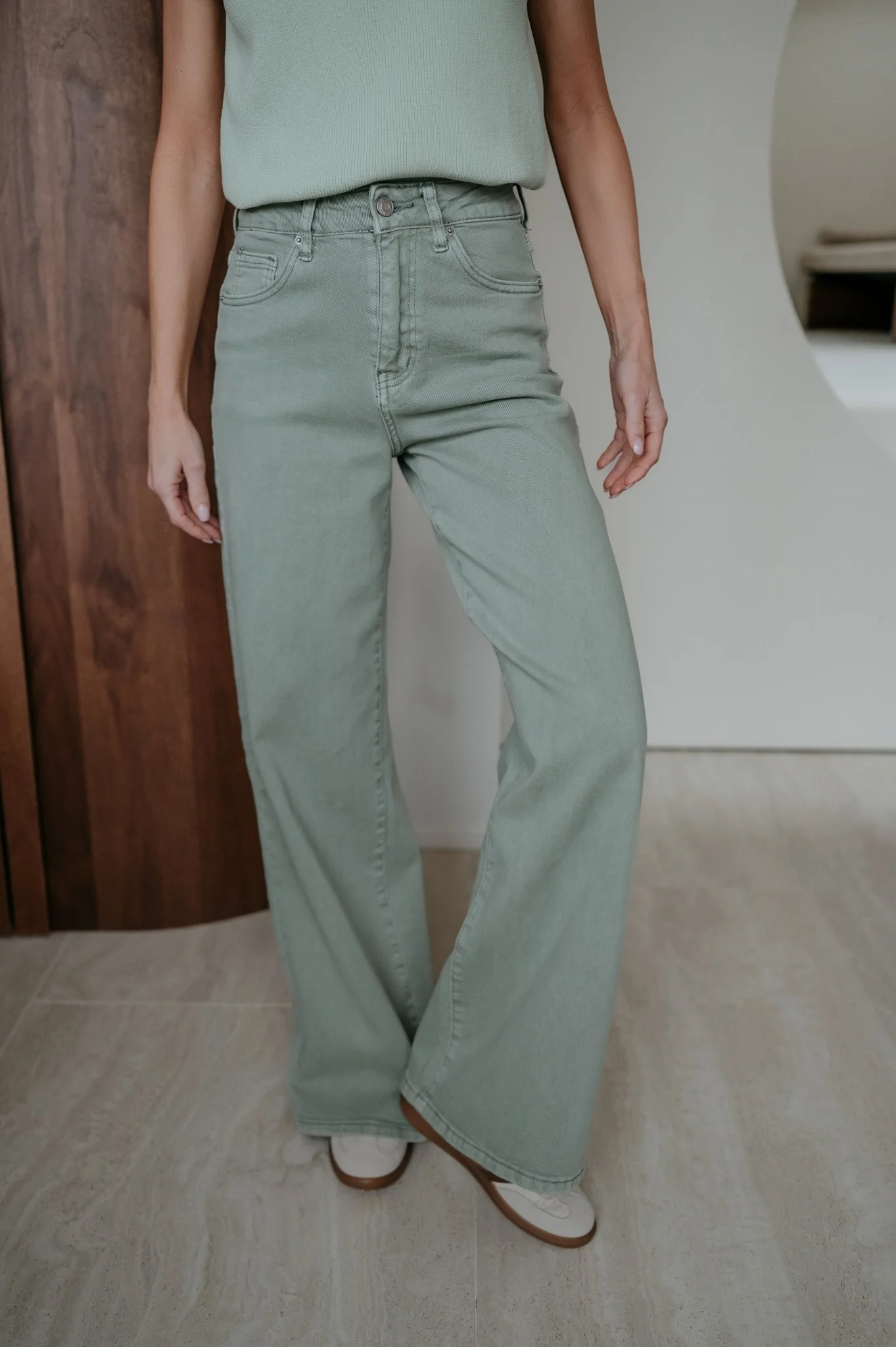 Cotto jeans I Mint - Image 4