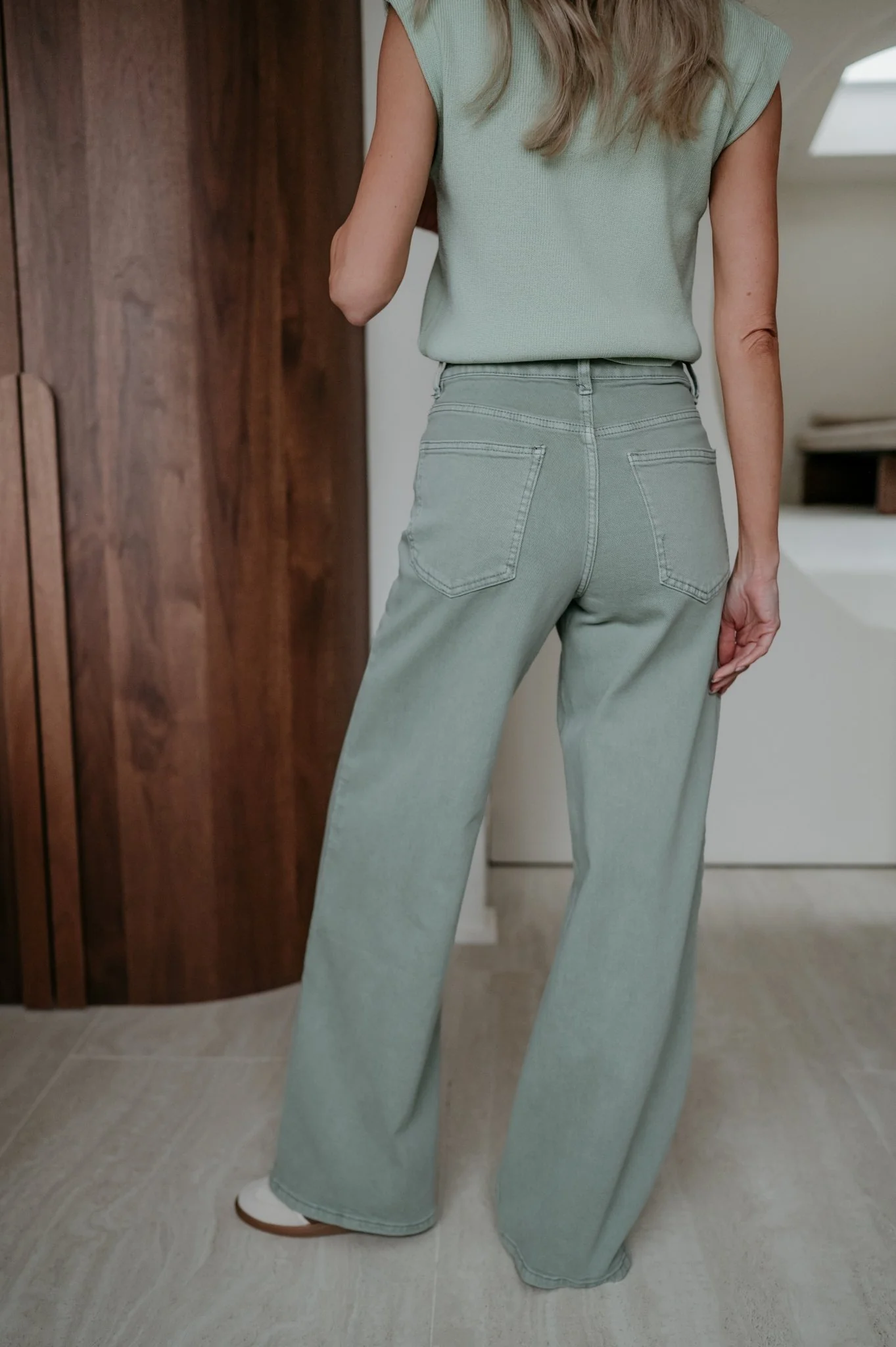 Cotto jeans I Mint - Image 5