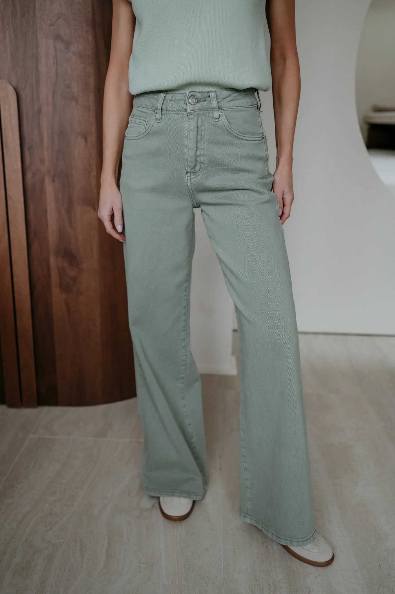 Cotto jeans I Mint - Image 6