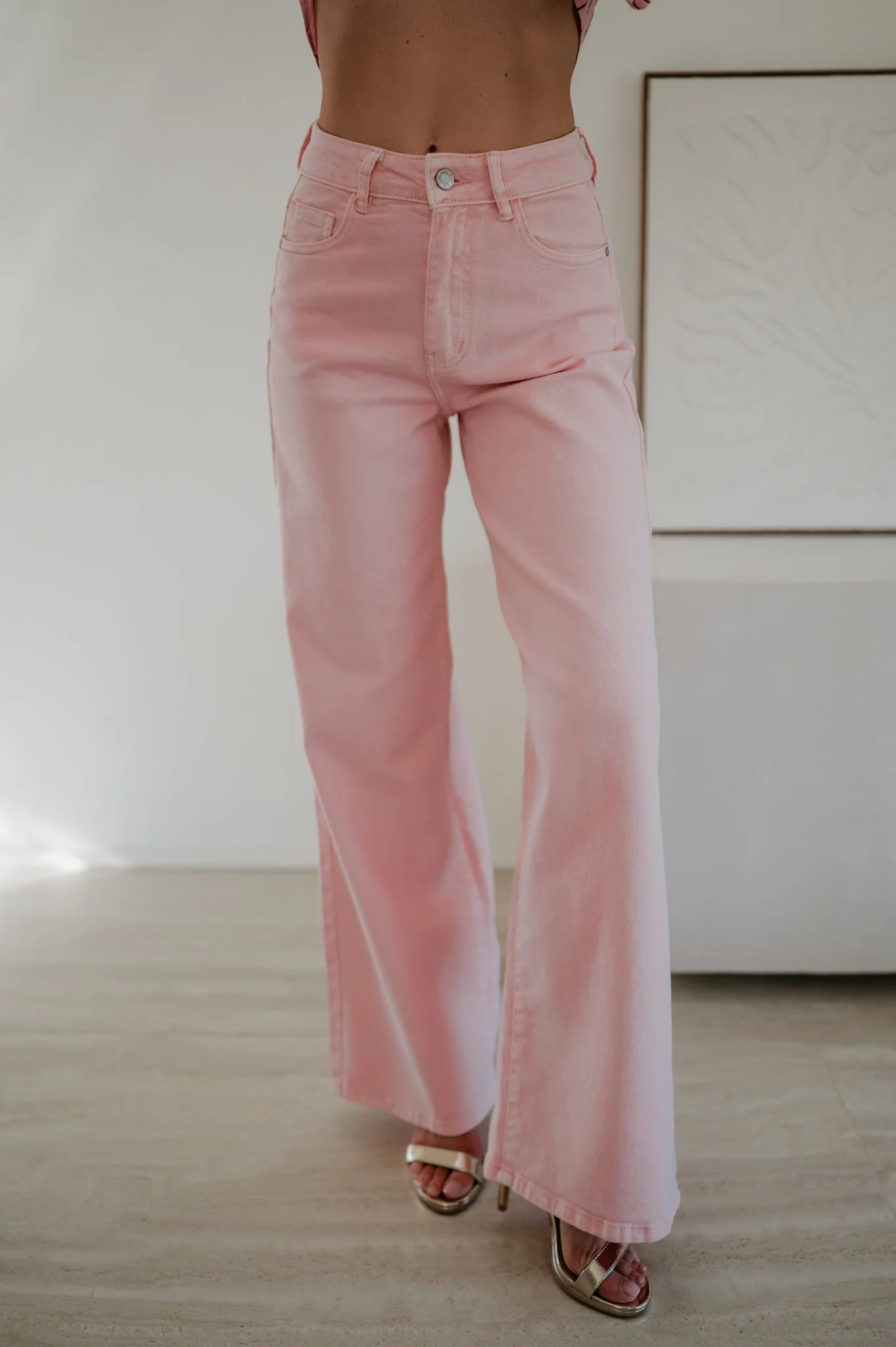 Cotto jeans I Powder Rose - Image 10