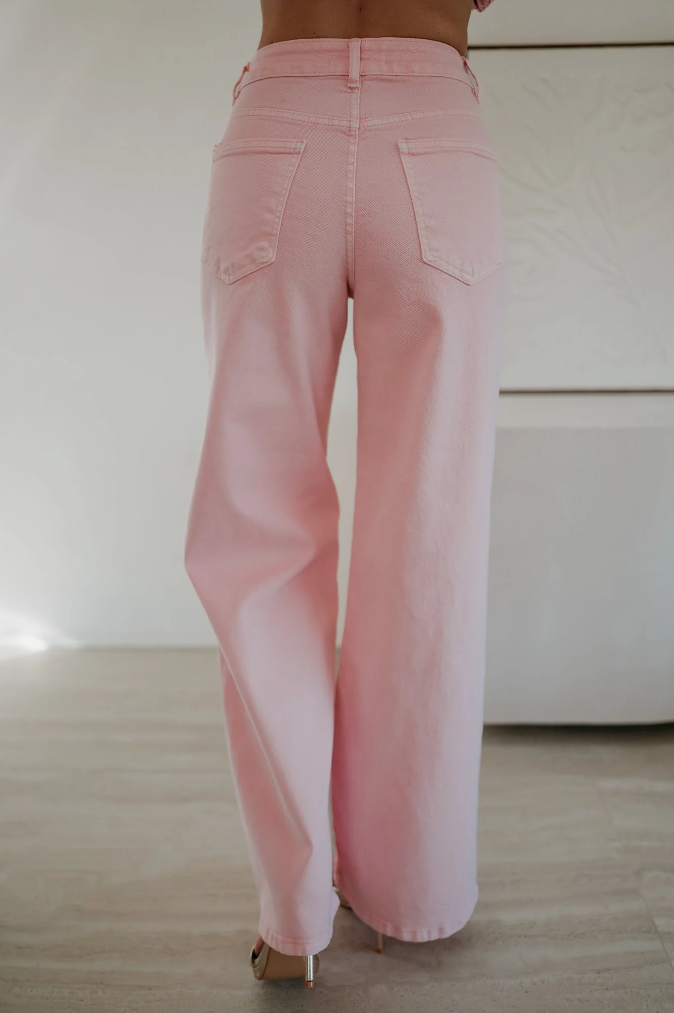Cotto jeans I Powder Rose - Image 3
