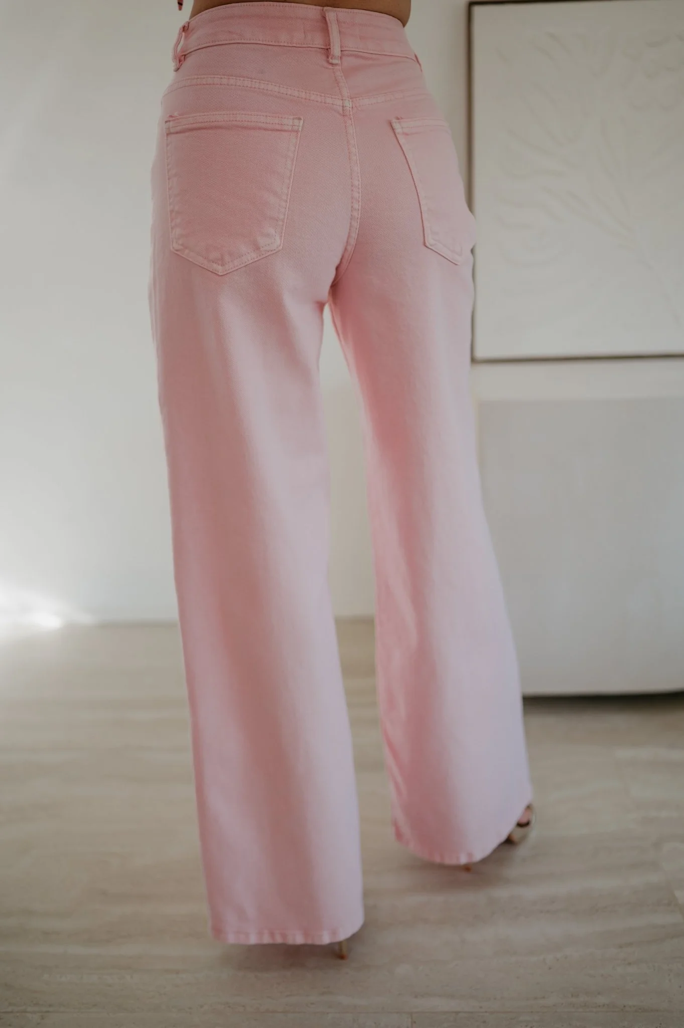 Cotto jeans I Powder Rose - Image 7