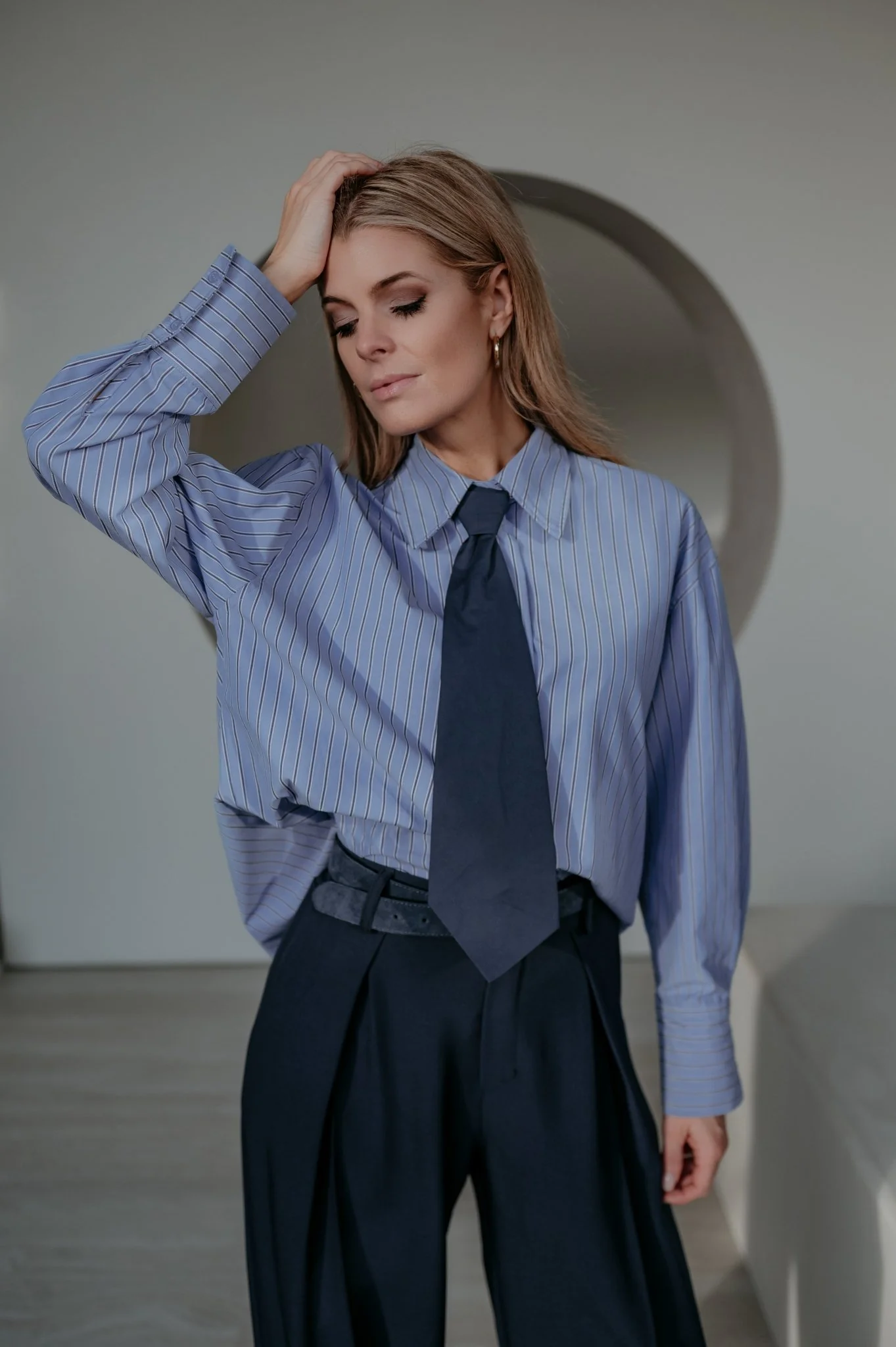 Credine shirt I Blue - Image 12