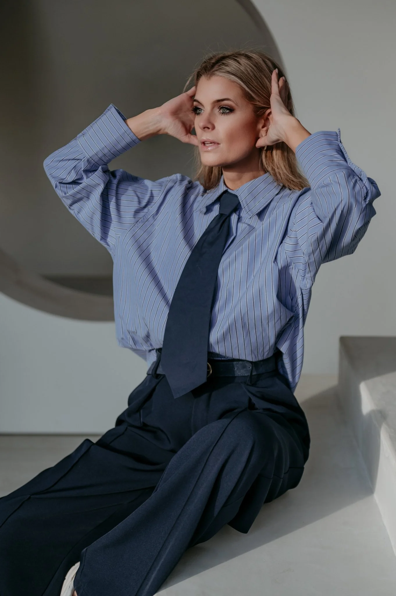 Credine shirt I Blue - Image 13