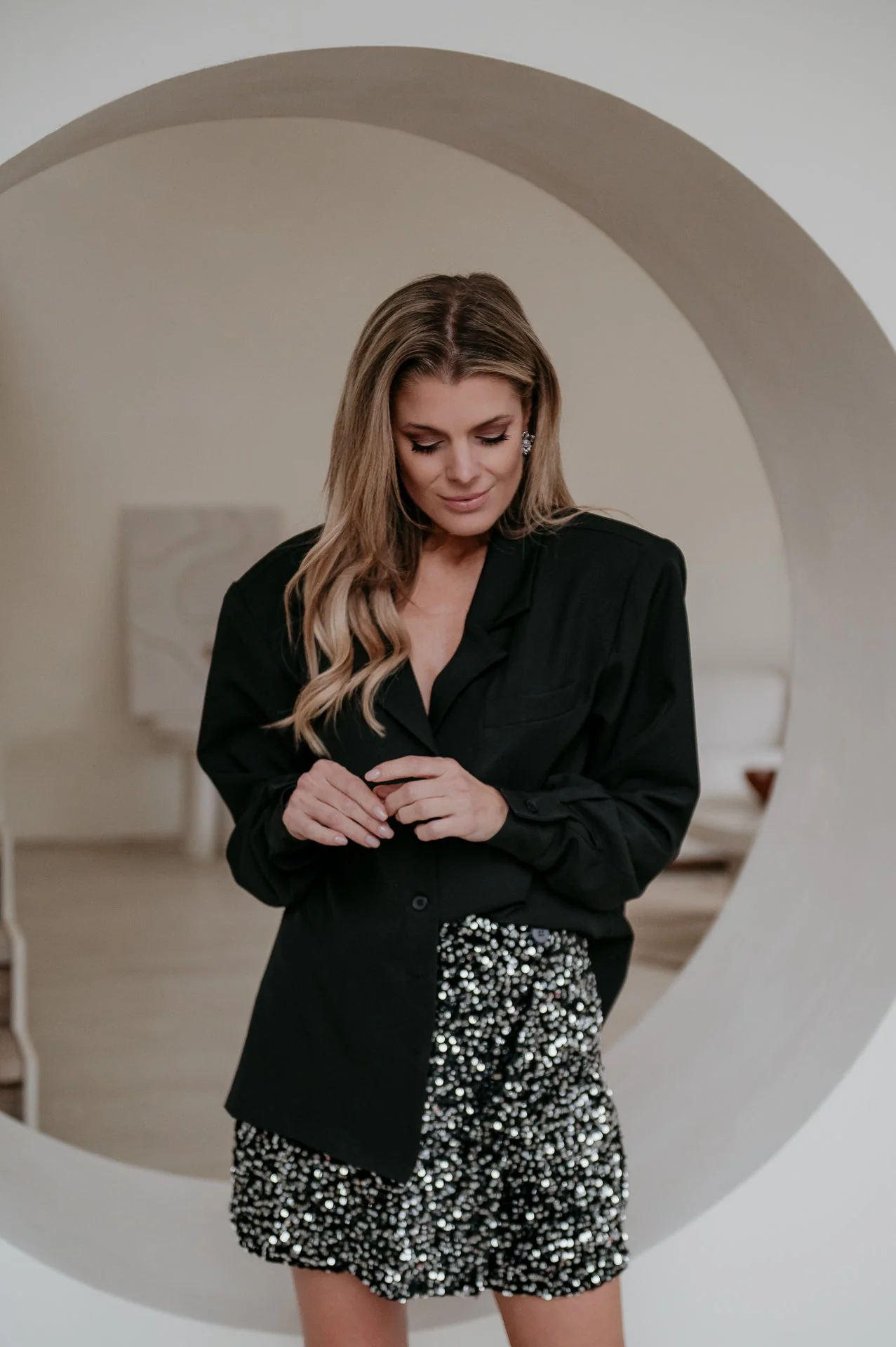 Crevine shirt I Black - Image 24