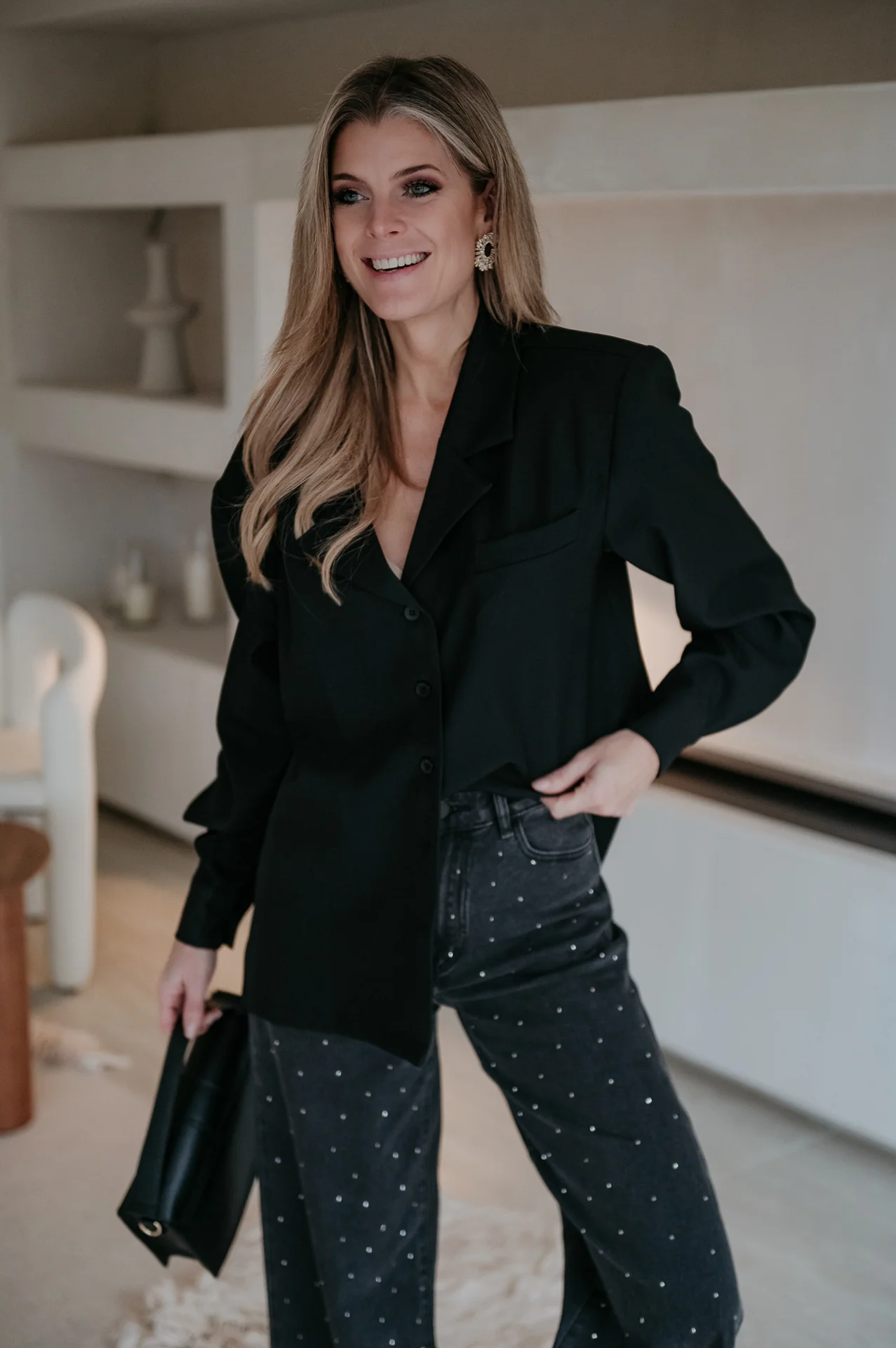 Crevine shirt I Black - Image 8