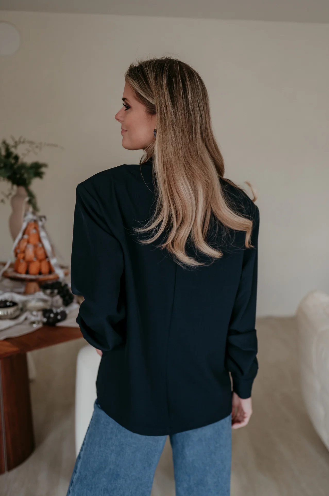 Crevine shirt I Navy Blue - Image 11