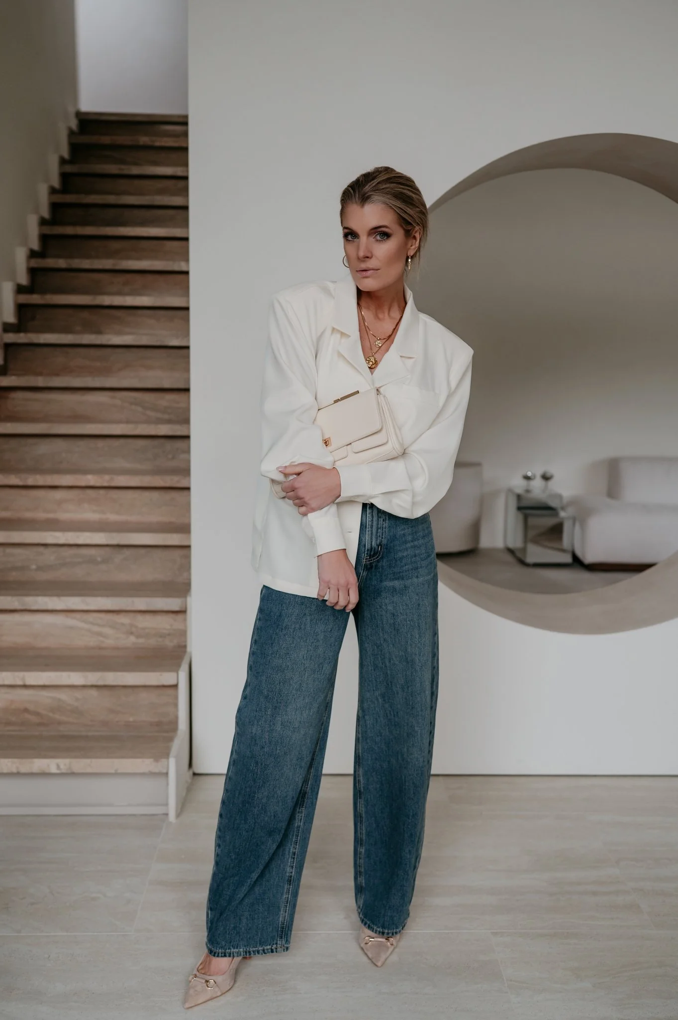 Crevine shirt I Ecru - Image 14