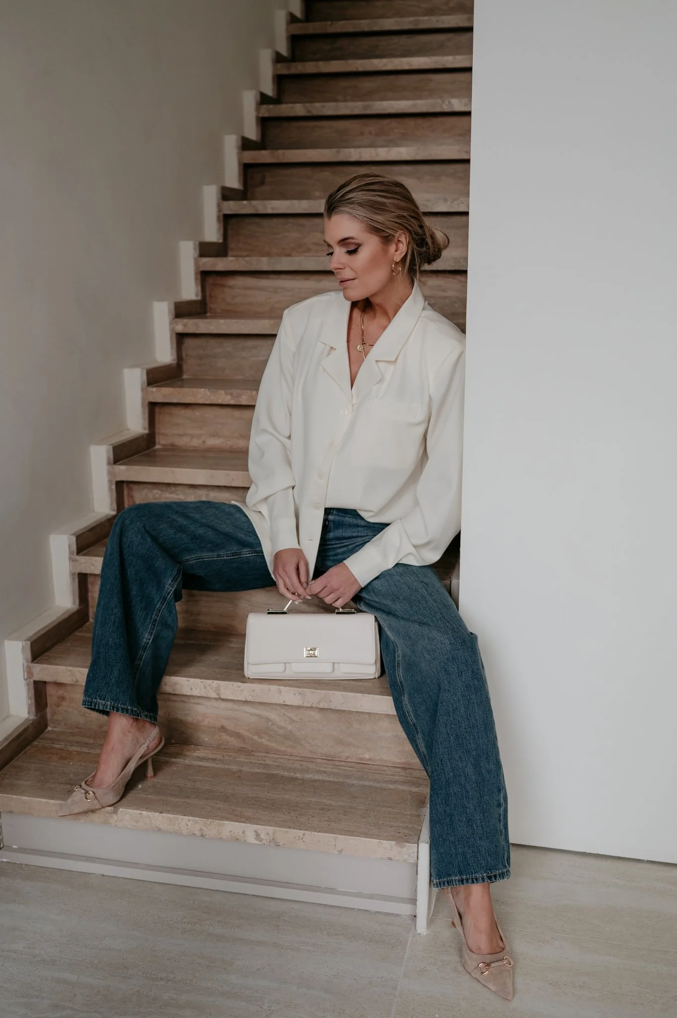 Crevine shirt I Ecru - Image 16