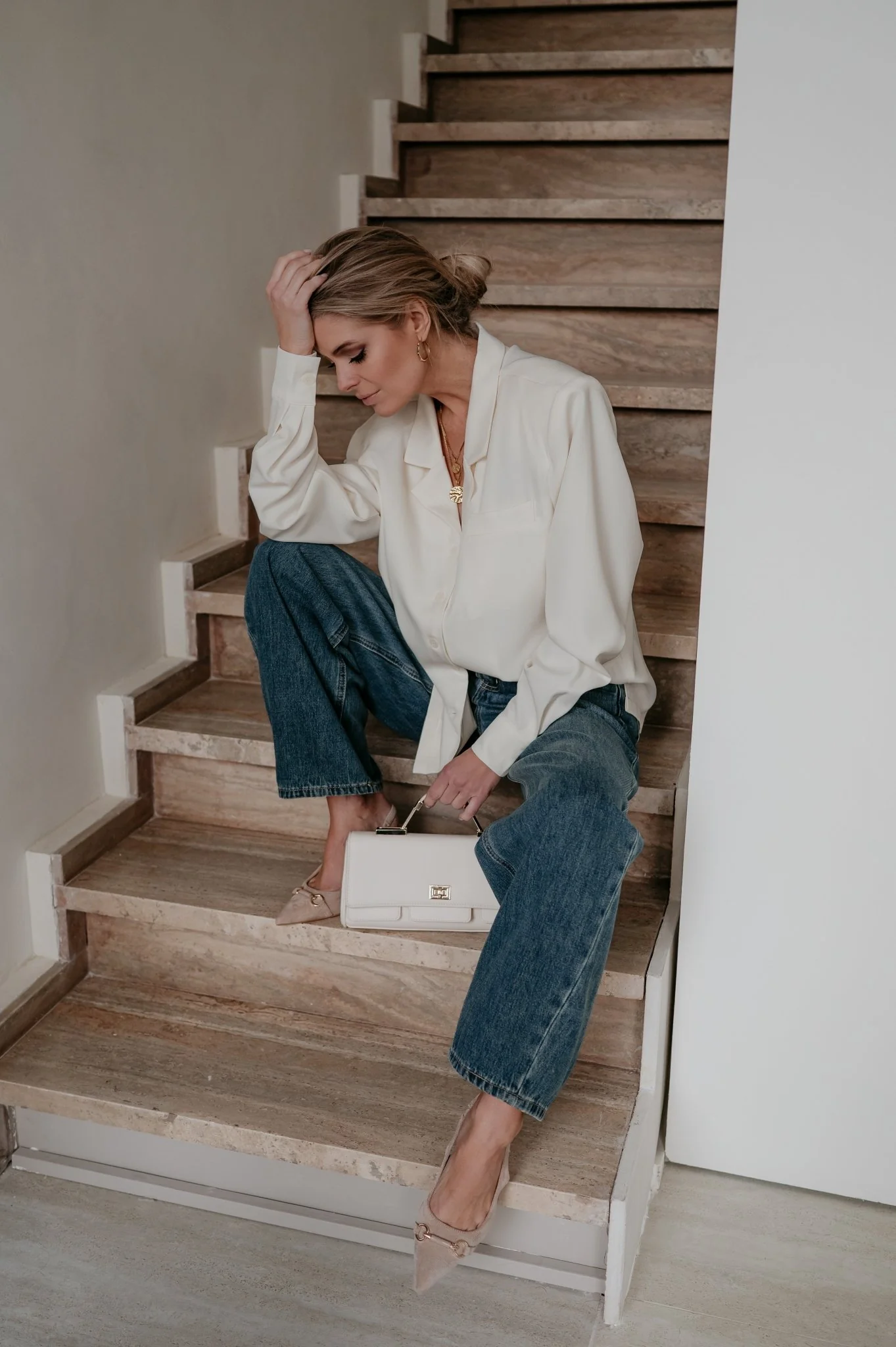 Crevine shirt I Ecru - Image 18