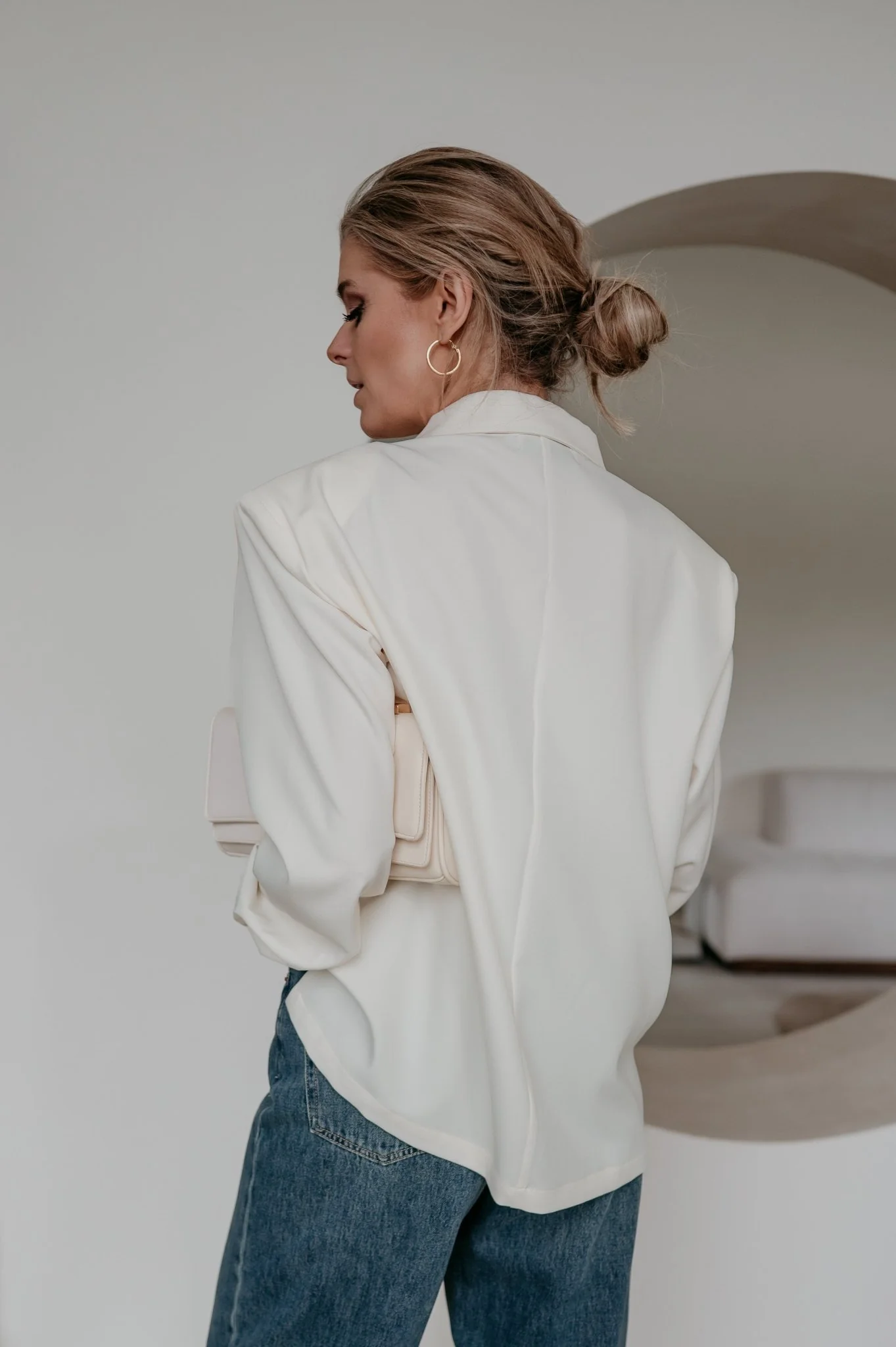 Crevine shirt I Ecru - Image 4