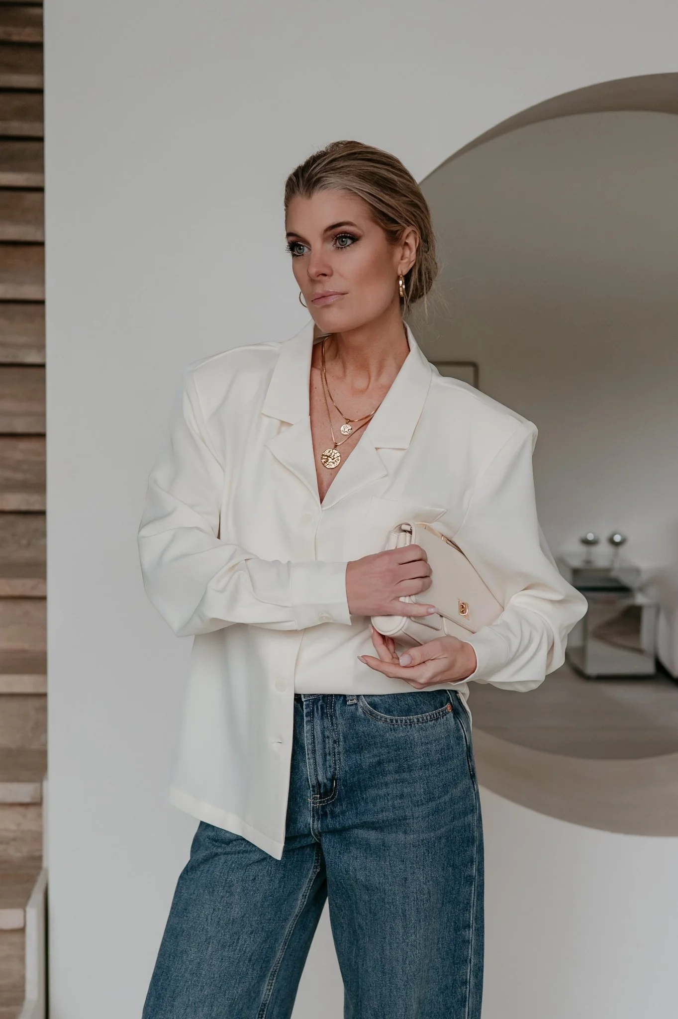 Crevine shirt I Ecru - Image 6