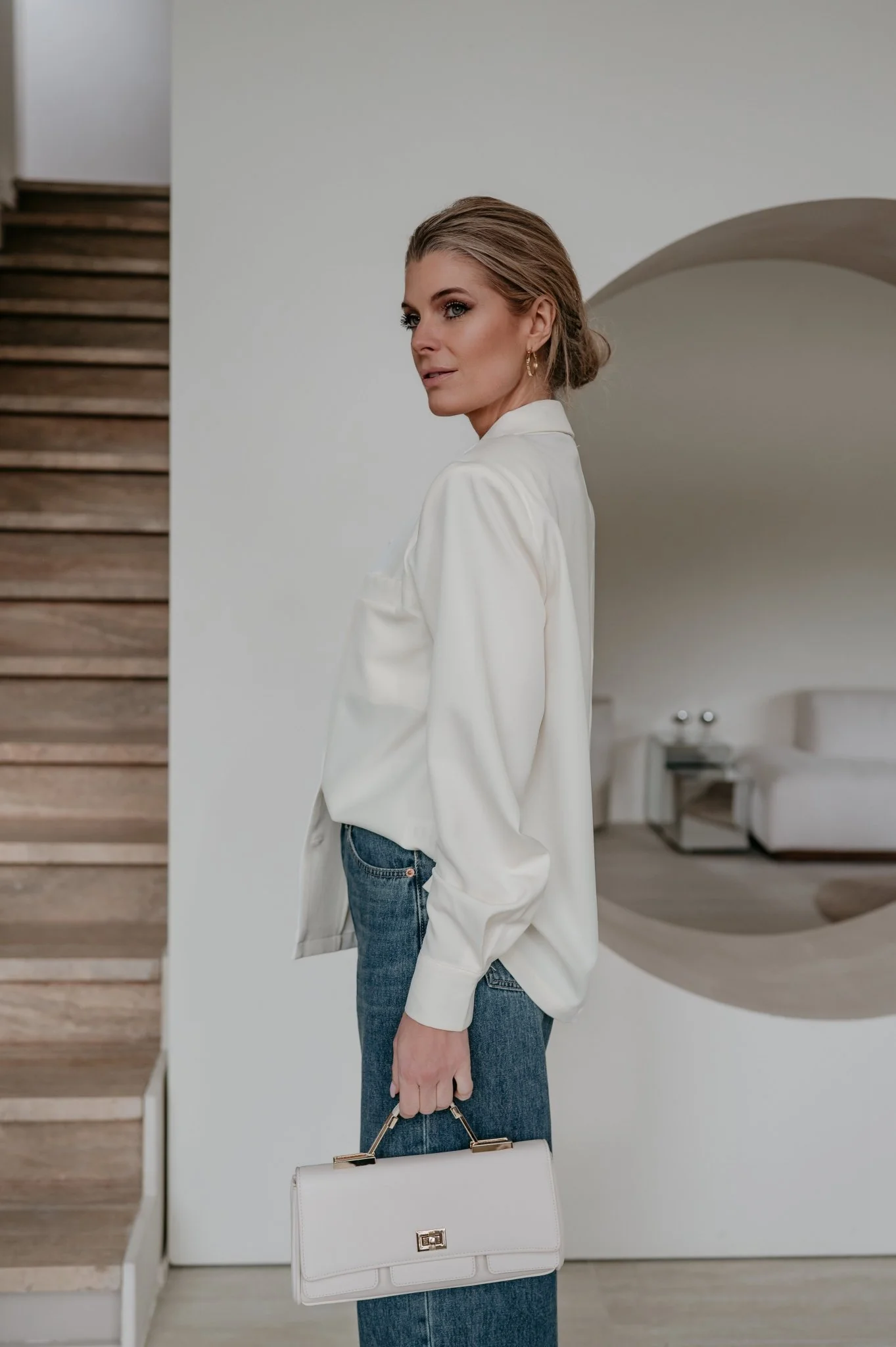 Crevine shirt I Ecru - Image 9