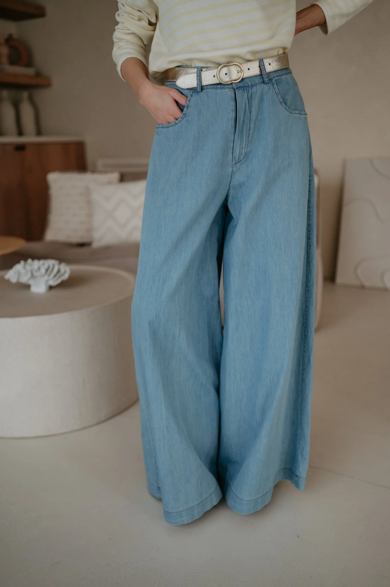 Crosta trousers I Light Blue - Image 4