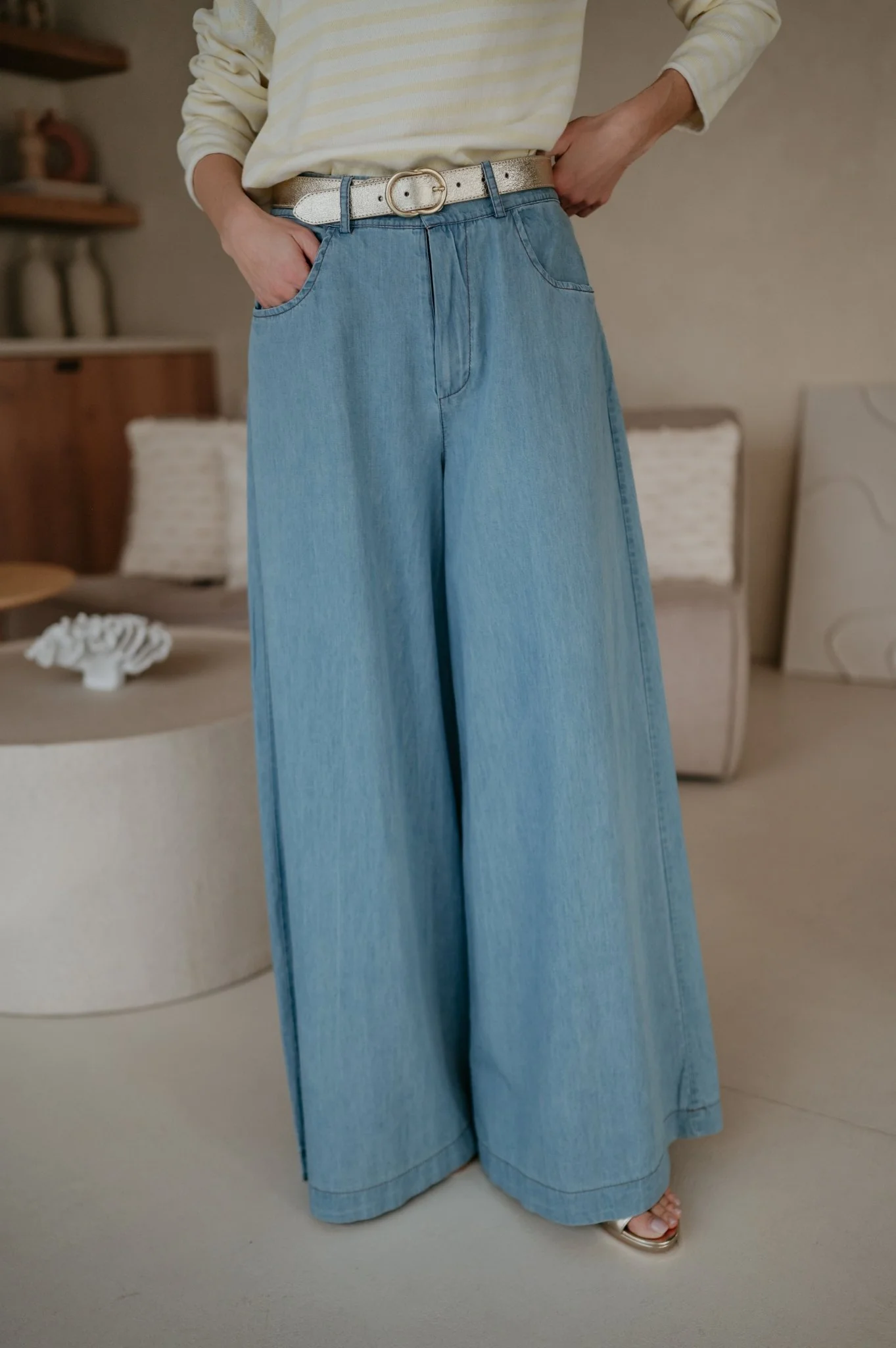 Crosta trousers I Light Blue - Image 5