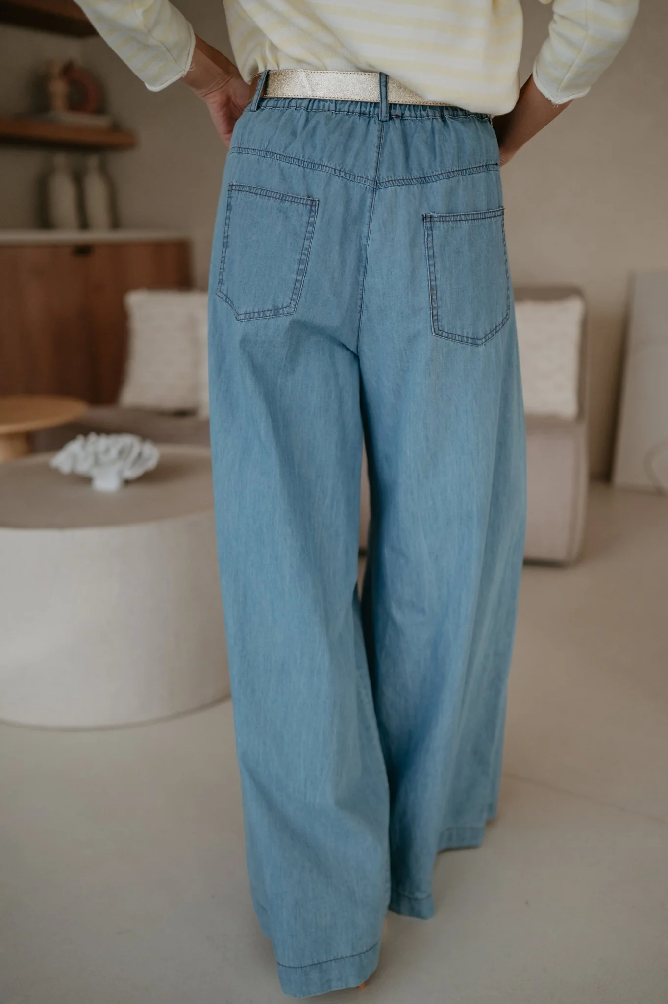 Crosta trousers I Light Blue - Image 6