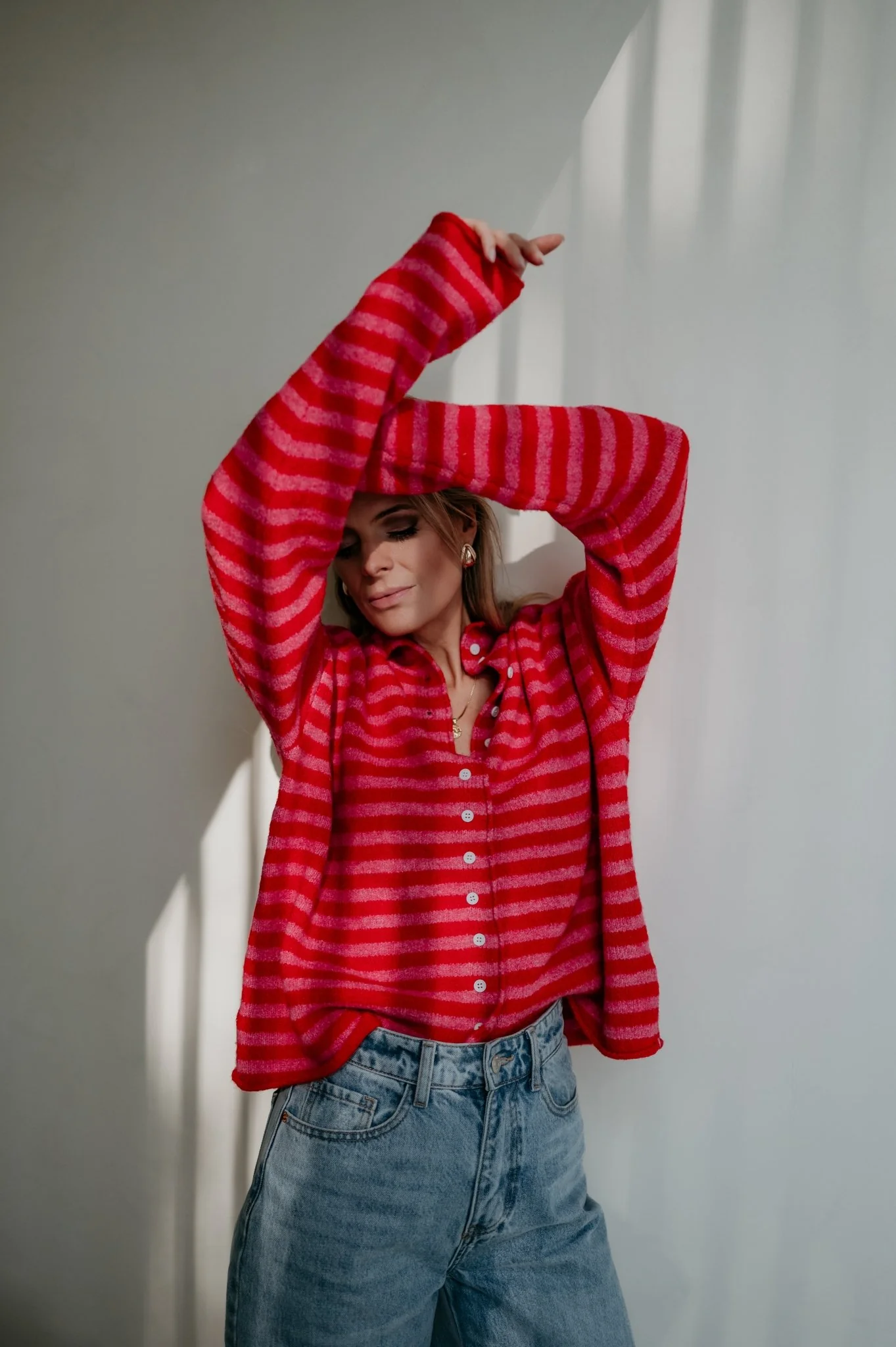 Cuoni cardigan I Red - Image 10