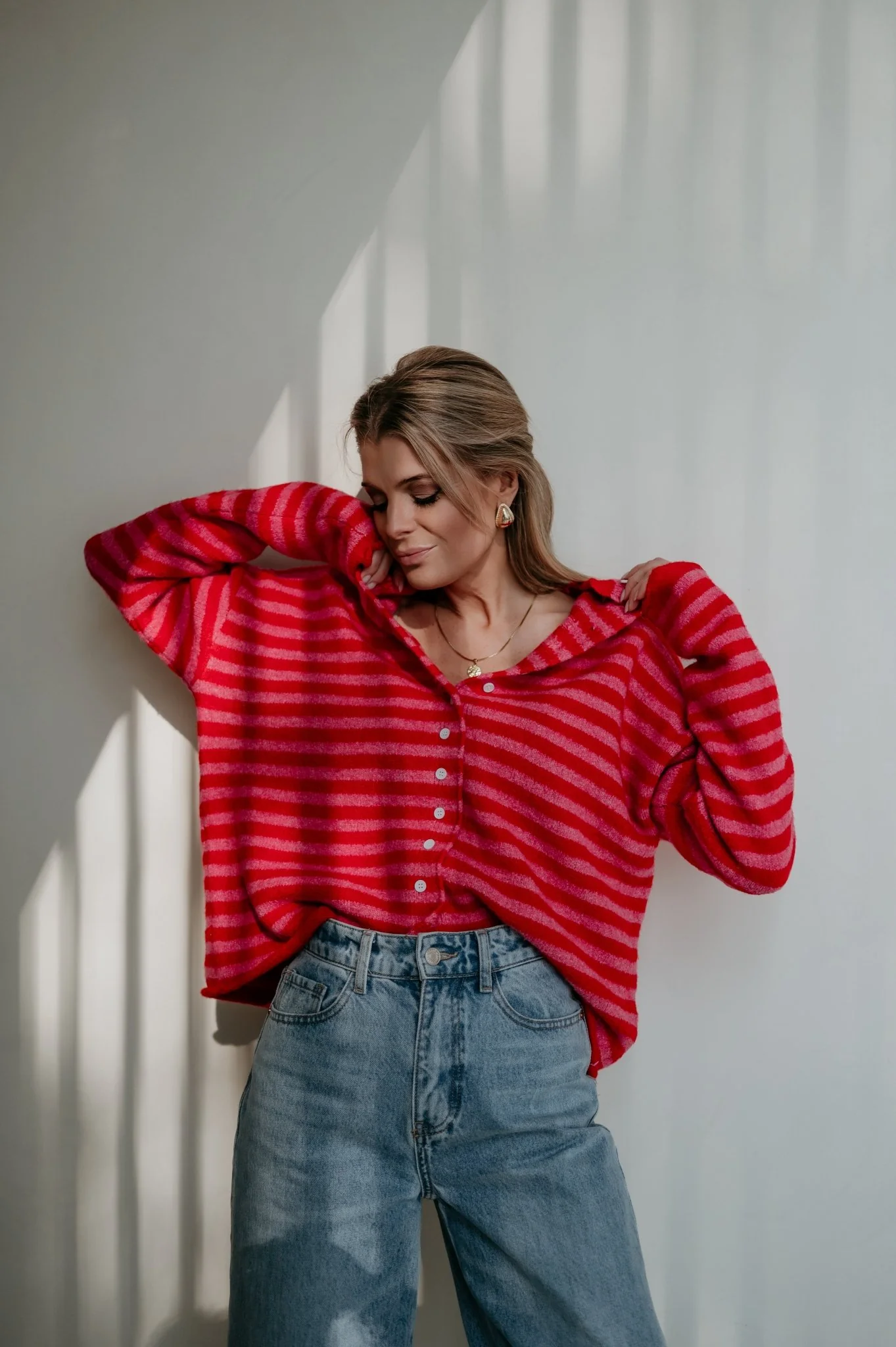Cuoni cardigan I Red - Image 11