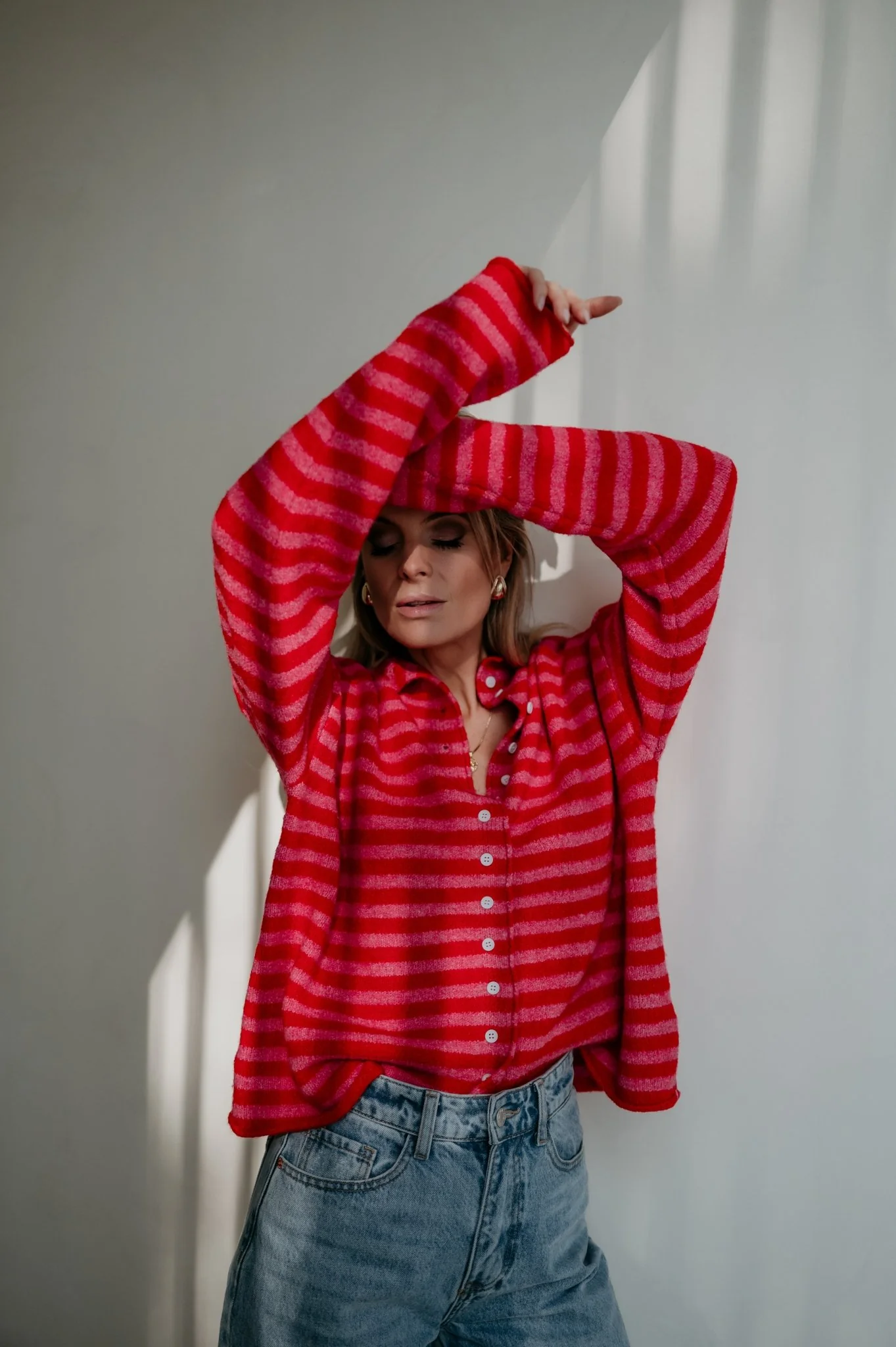 Cuoni cardigan I Red - Image 12