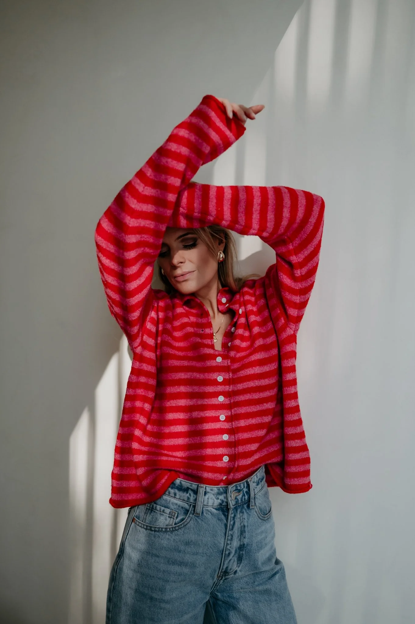 Cuoni cardigan I Red - Image 9