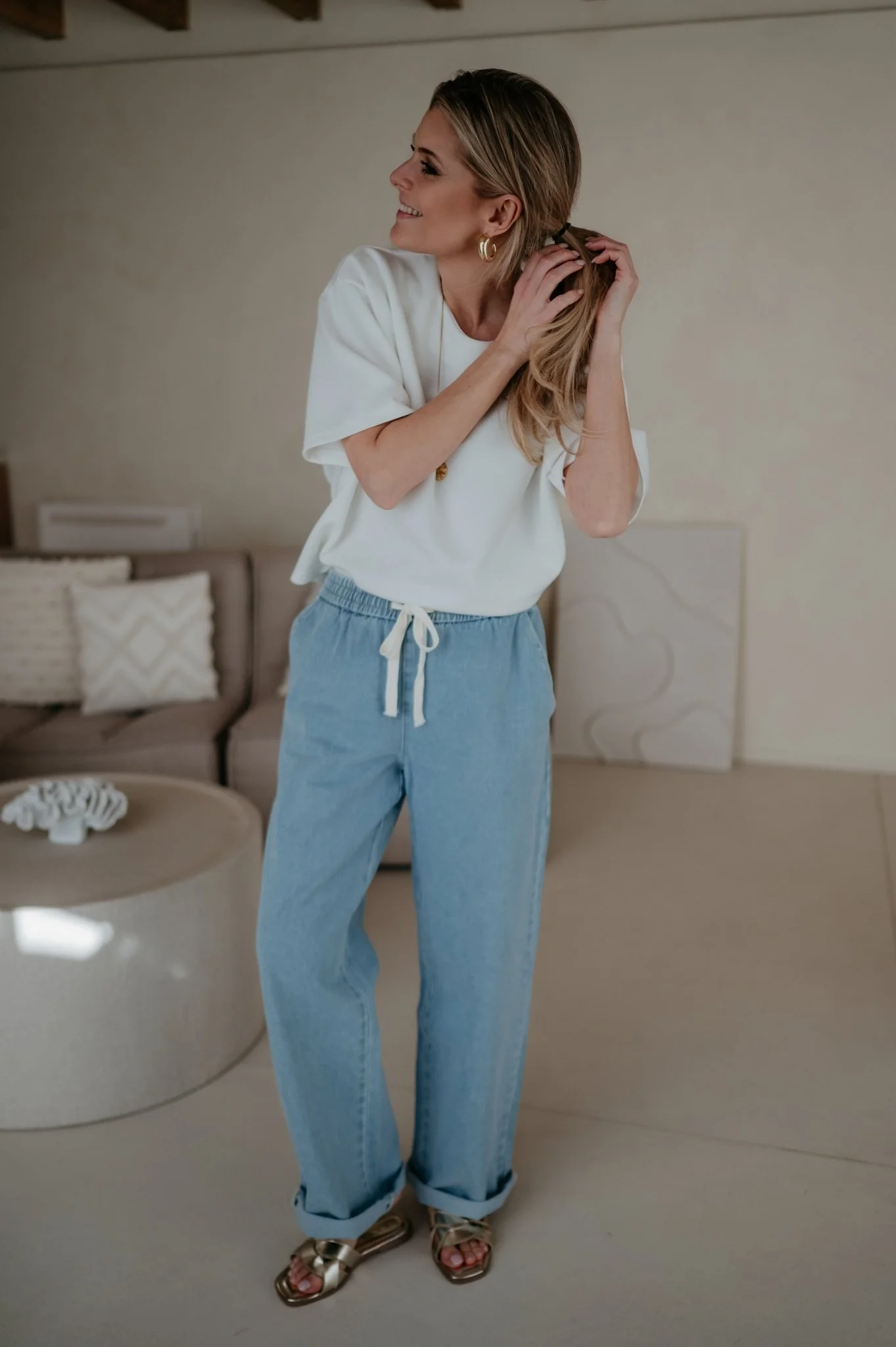 Curosi trousers I Blue - Image 9