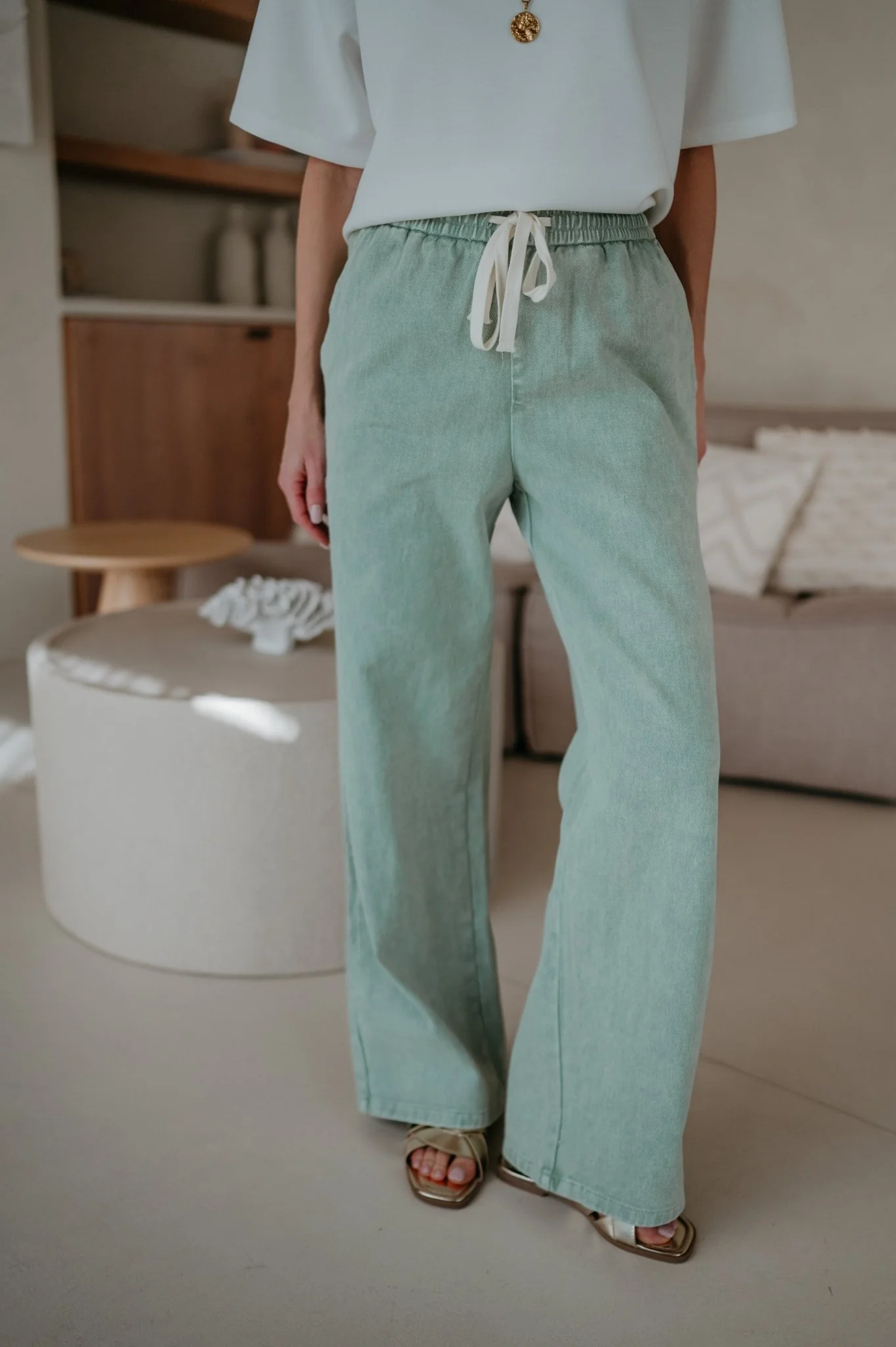 Curosi trousers I Mint - Image 3